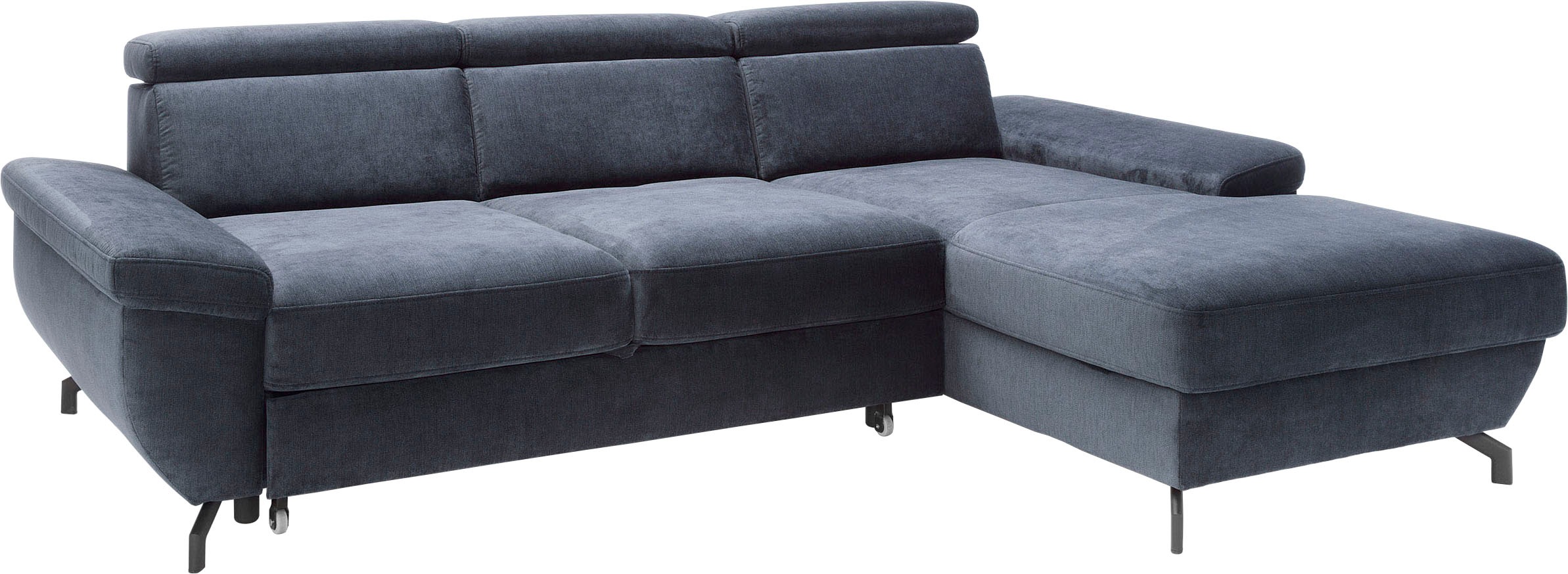 TRENDMANUFAKTUR Ecksofa »Rima, multifunktionales Sofa, L-Form,«, mit Bettfunktion, Bettkasten, Kopf- und Sitztiefenverstellung