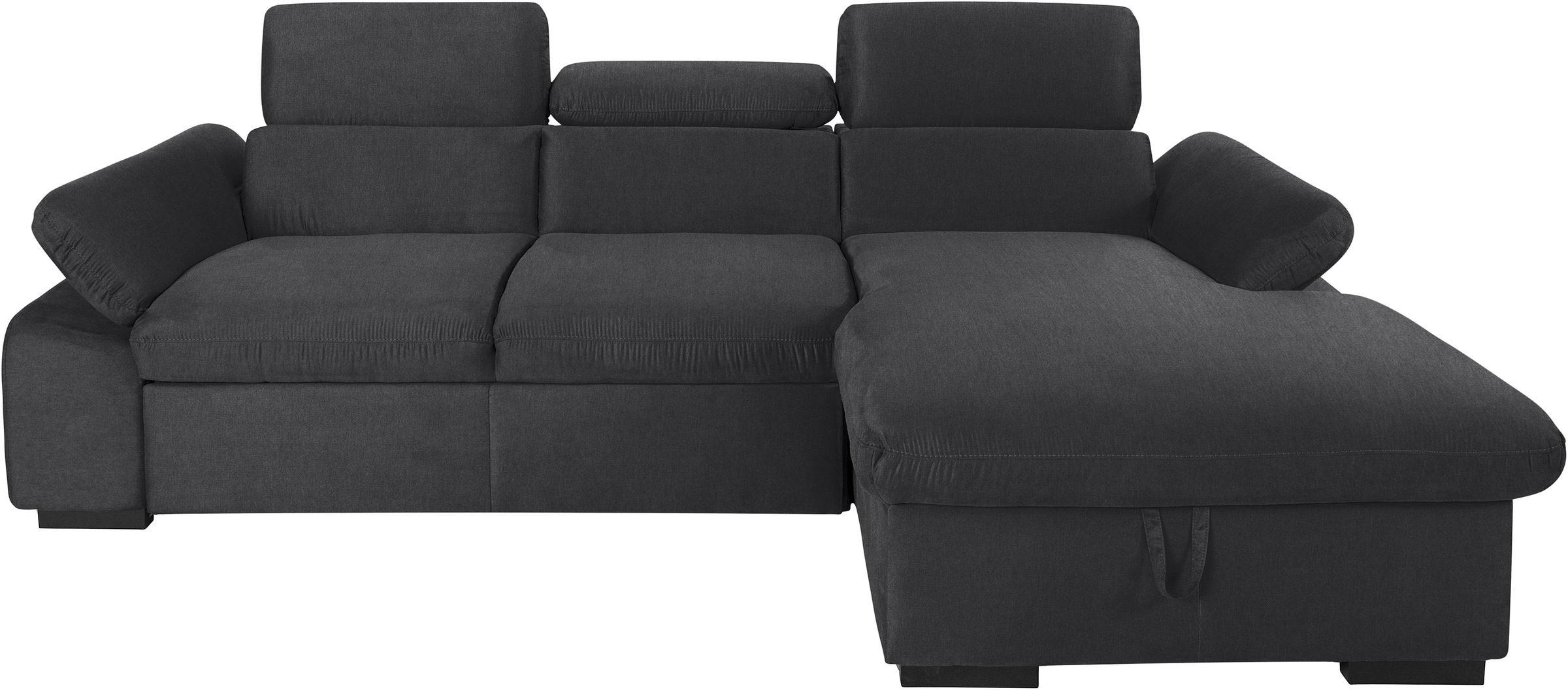 COTTA Ecksofa »Lola L-Form mit Kopfteilfunktion & Hocker« wahlweise mit Bet günstig online kaufen