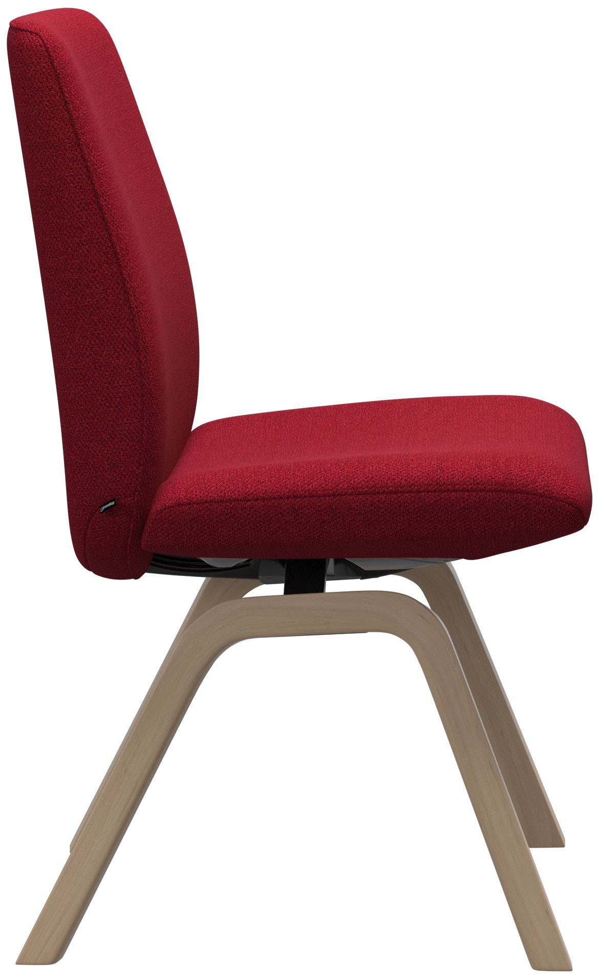Stressless® Polsterstuhl »Laurel«, ROHLEDER Stoff Q2 FARON, Low Back, Größe L, mit schräggestellten Beinen in Walnuss