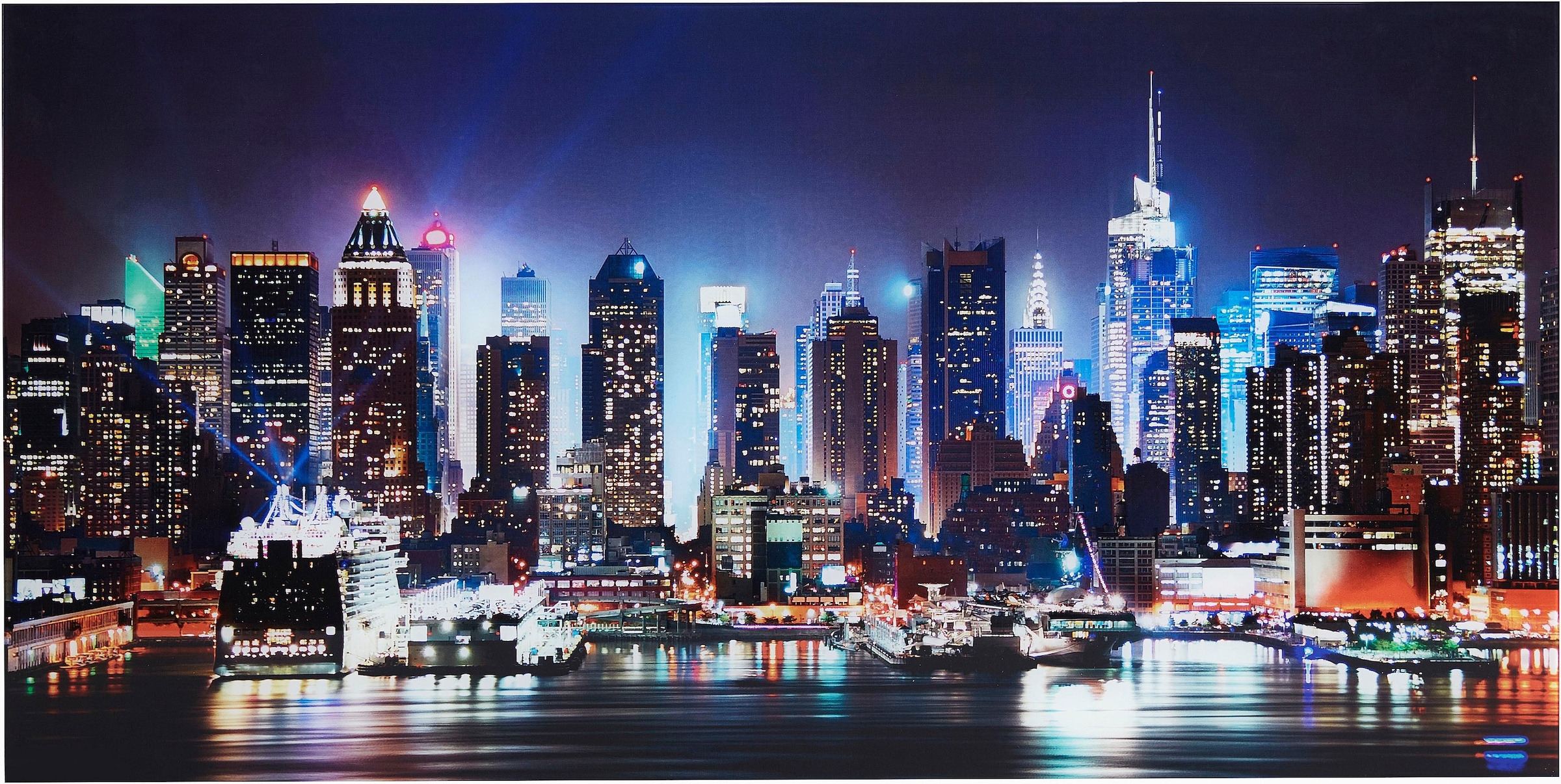 Places of Style Glasbild »New York City-Times Square«, Amerika günstig online kaufen