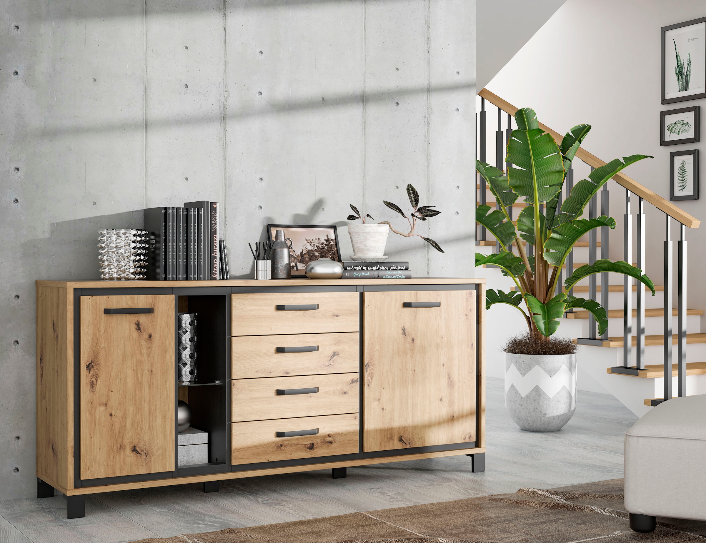 FORTE Sideboard »Trondheim«, Breite 177 cm
