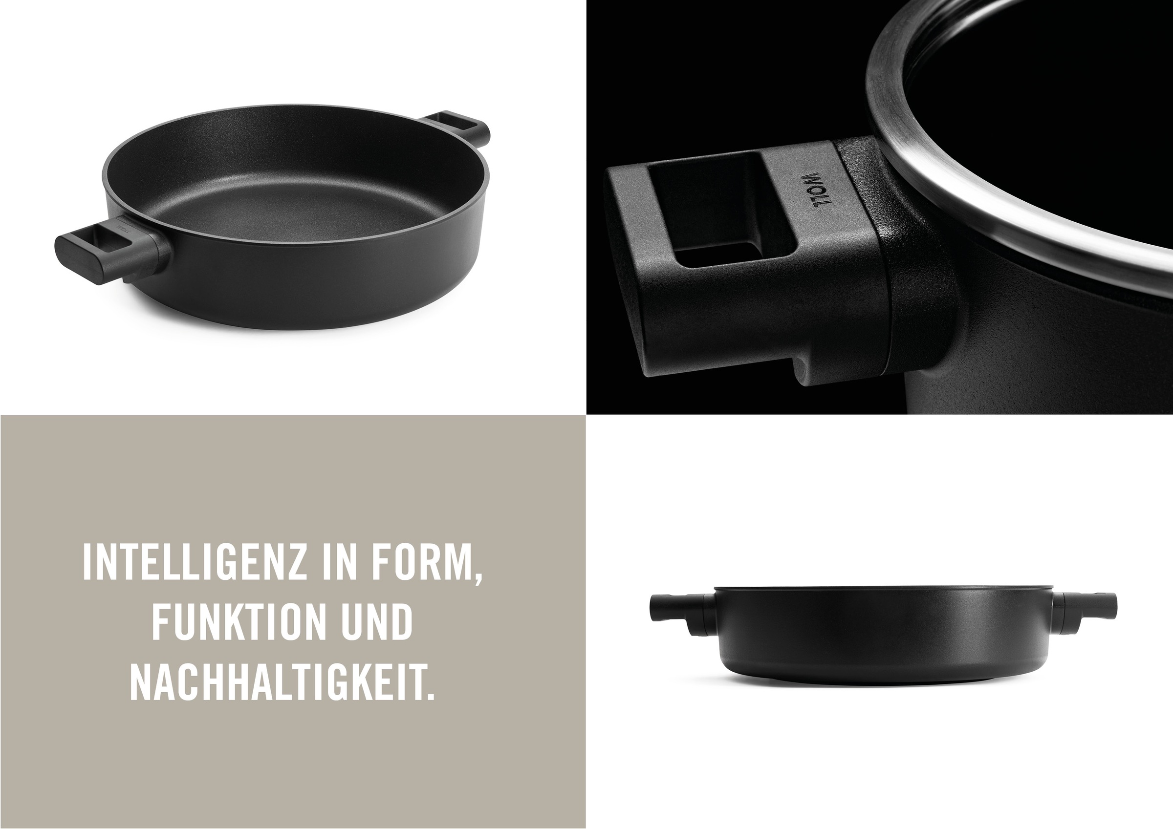 WOLL MADE IN GERMANY Kasserolle »Eco Logic QXR«, Aluminiumguss, (1 tlg.)