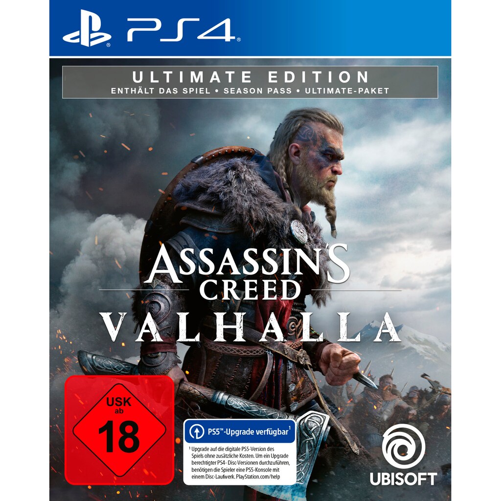 UBISOFT Spielesoftware »Assassin's Creed Valhalla - Ultimate Edition«, PlayStation 4