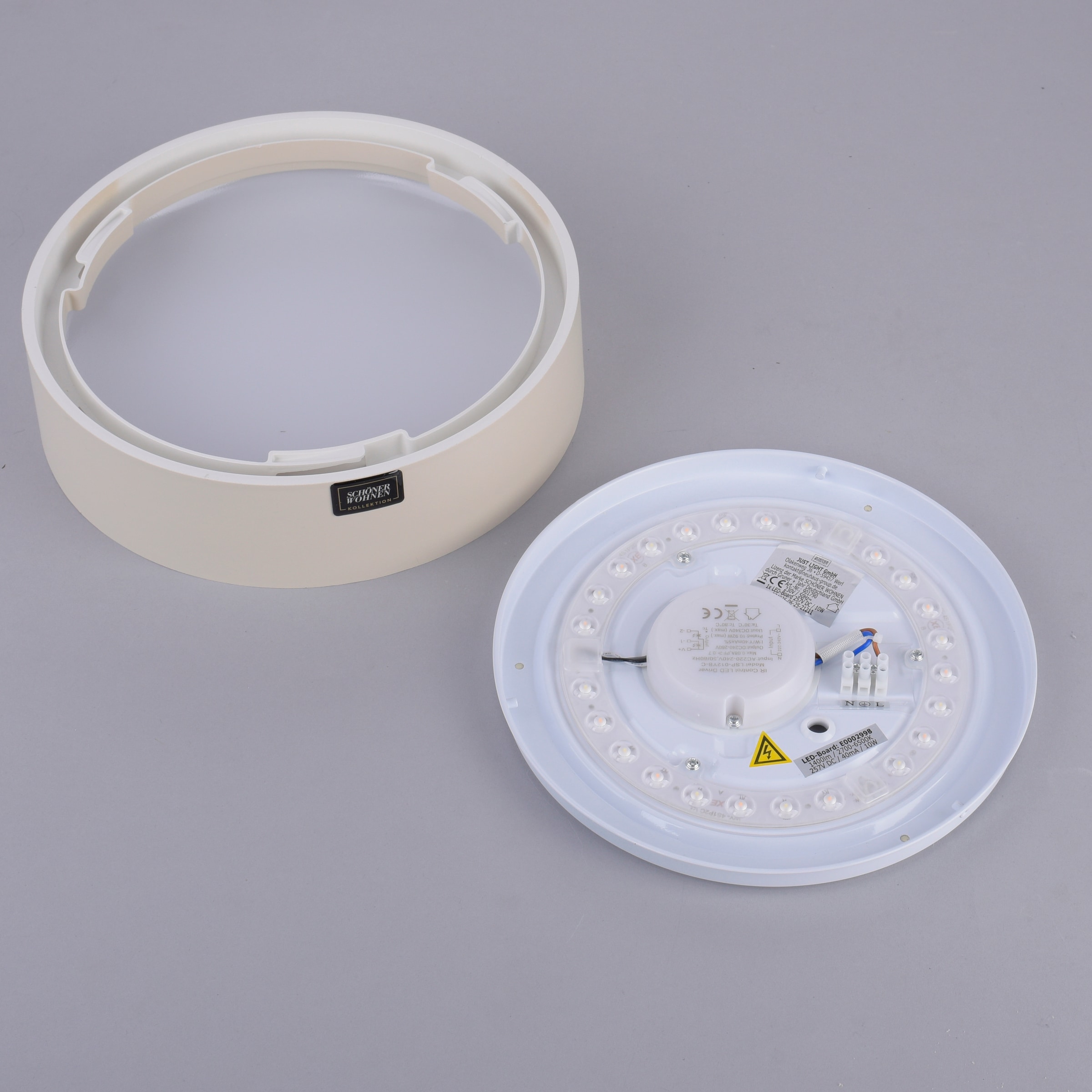 SCHÖNER WOHNEN-Kollektion LED Deckenleuchte »TAVOLI« LED-Board 1 Stk. warmweiß - kaltweiß SCHÖNER WOHNEN Kollektion, CCT 2700-6500K, IR-Fernbedienung, Dimmbar