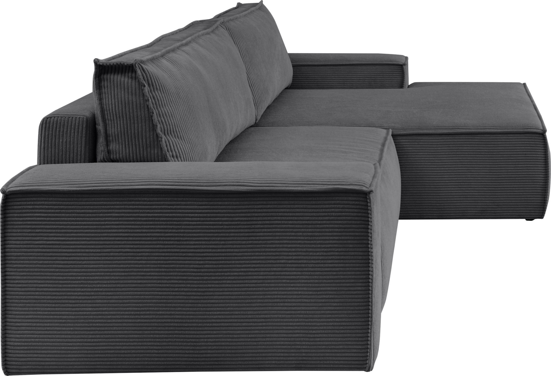 Home affaire Ecksofa »SHERWOOD Schlafsofa 267 cm, L-Form,« Schlaffunktion m günstig online kaufen