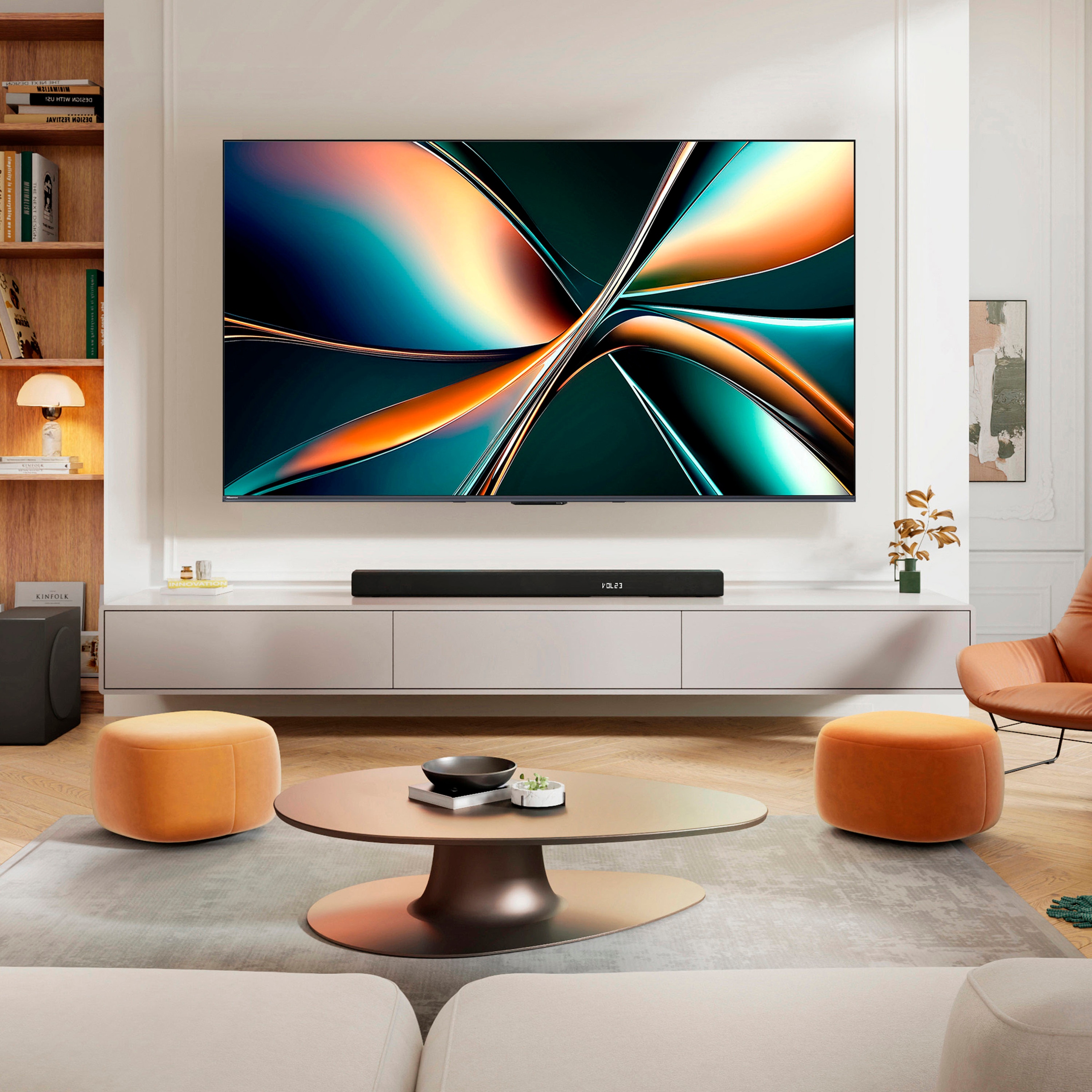 Hisense QLED Mini LED-Fernseher »50U7Q«, 4K Ultra HD, Smart-TV, 4K UHD Mini LED