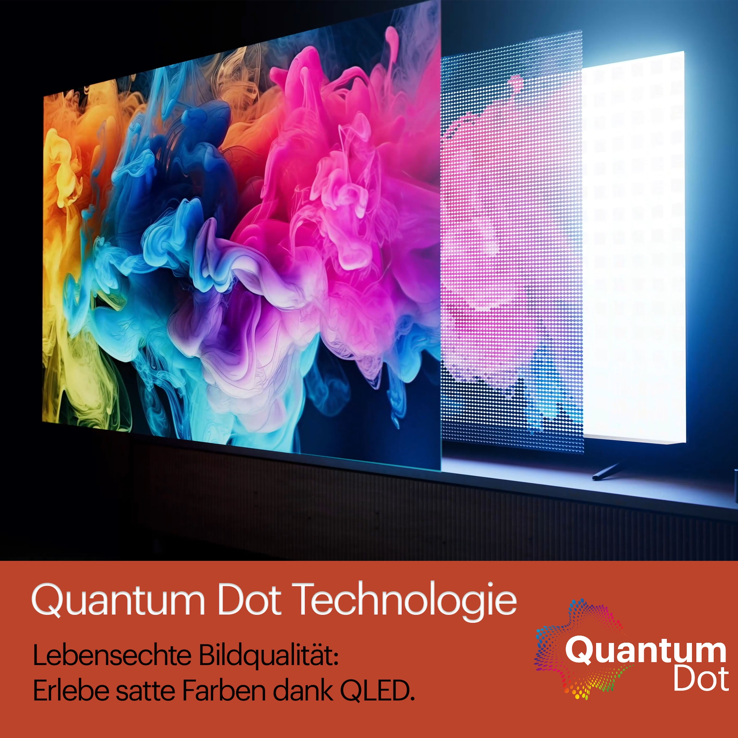 Grundig QLED-Fernseher »55 VOE 85 Q Pro«, 4K Ultra HD, Google TV