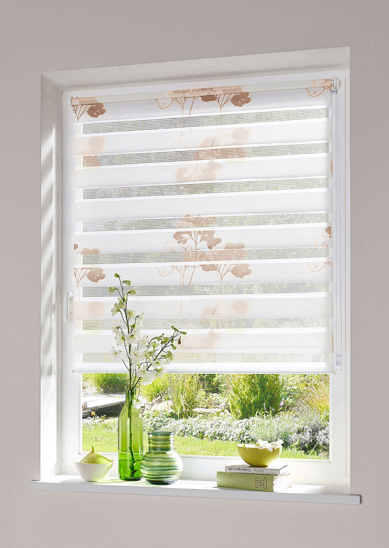 K-HOME Doppelrollo »Delphi« Lichtschutz ohne Bohren im Fixmaß günstig online kaufen