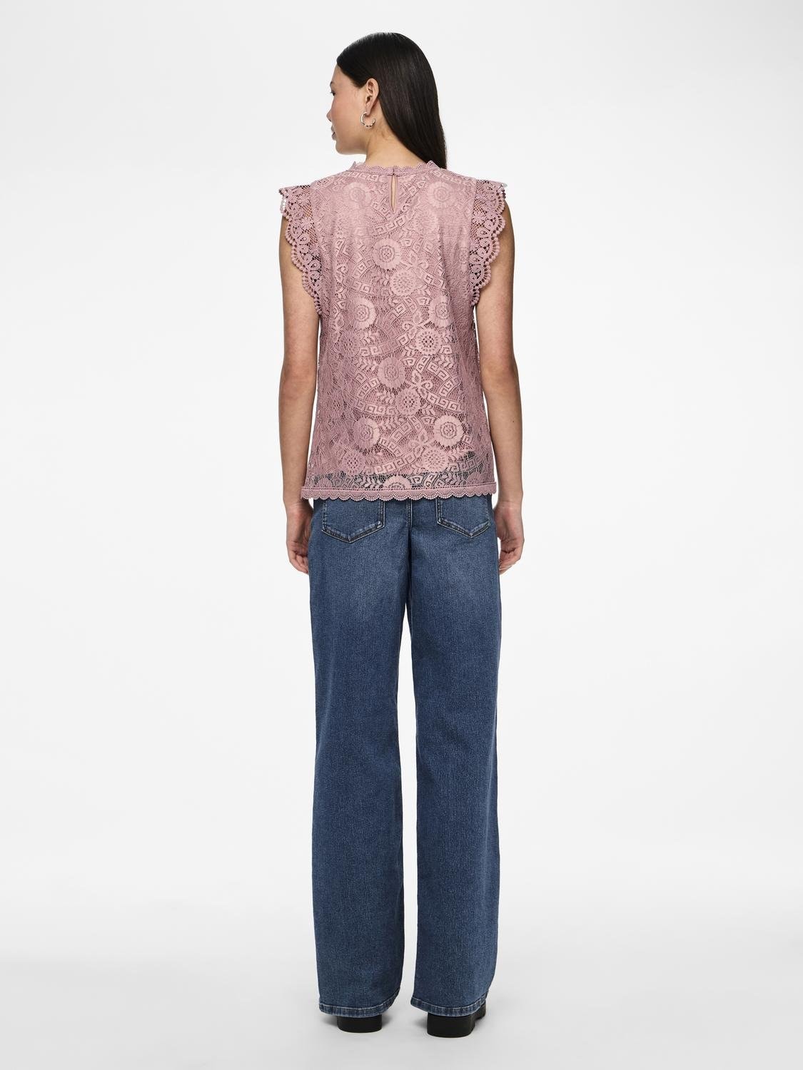 pieces Spitzentop »PCOLLINE«