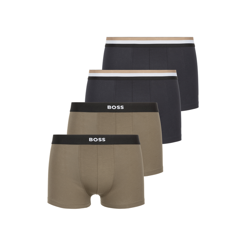 BOSS Boxershorts »Unterhose Trunk 2P Gift« Packung, 2er-Pack, 2 Stk. tlg., 2er Pack braun/dunkelblau M (50) M (50) Zweier-Pack Boxershorts von HUGO...