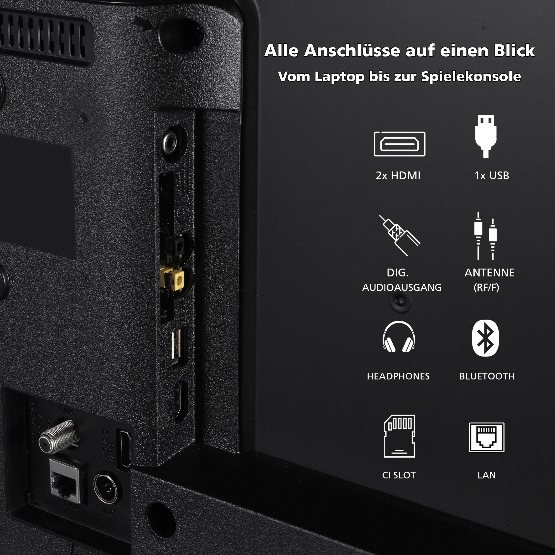 JVC LCD-LED Fernseher »LT-32VAF3355«, Full HD, Android TV-Smart-TV