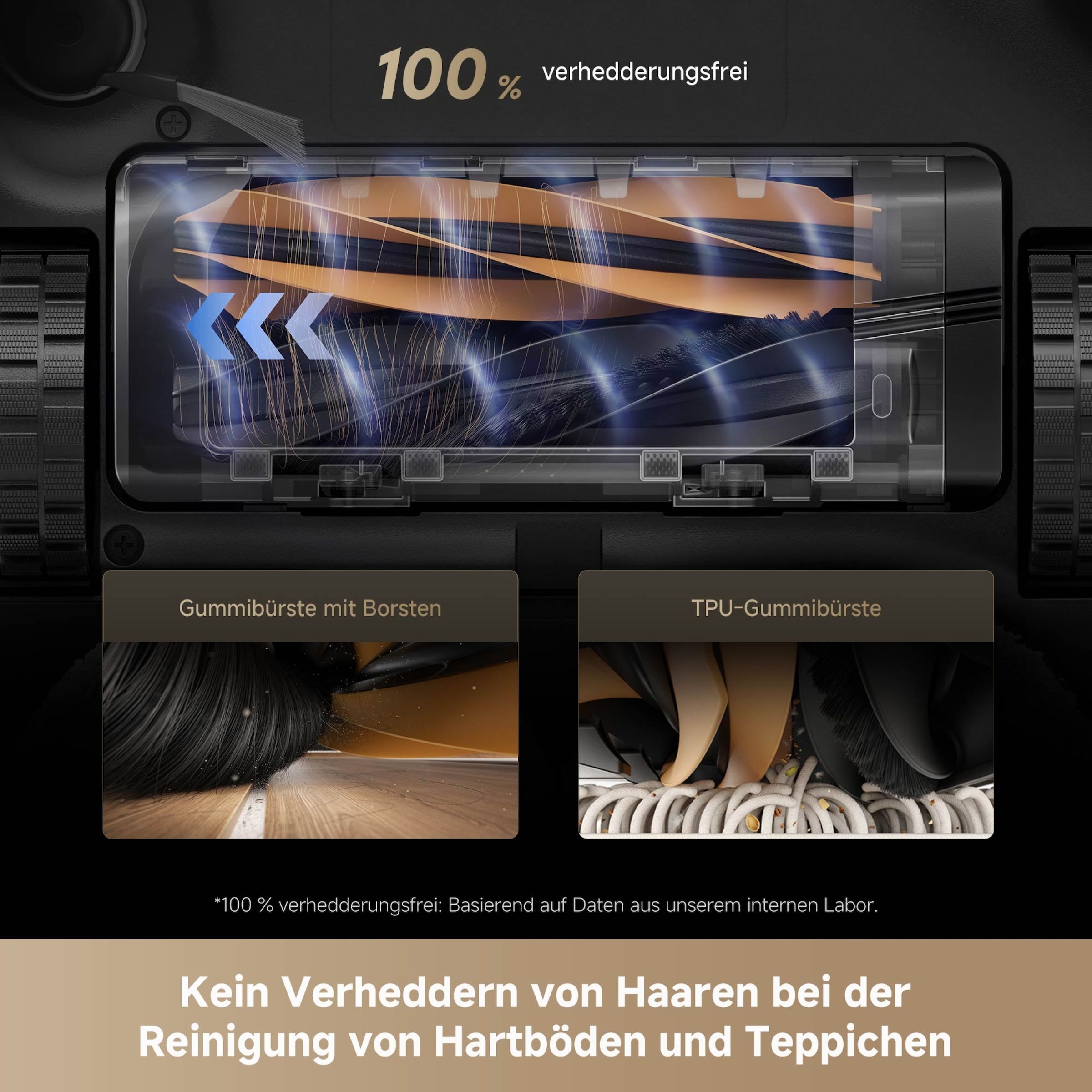 Dreame Nass-Trocken-Saugroboter »Aqua10 Ultra Track Complete« Warmwasser-Wischsystem, überwindet Hindernisse, 25.000 Pa Saugkraft