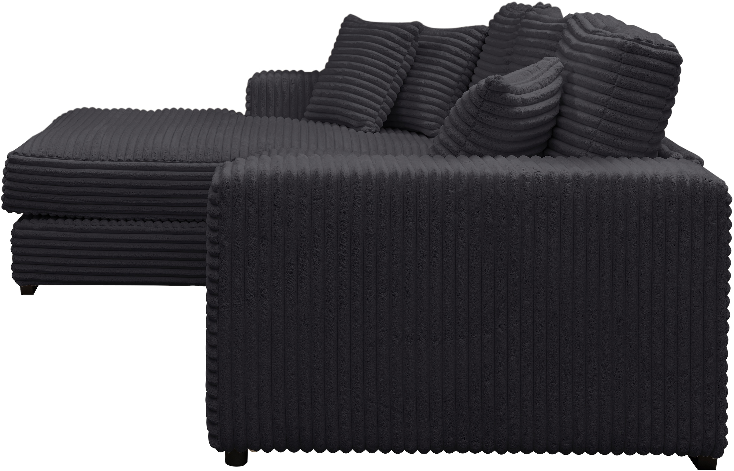 WERK2 Ecksofa »Eden modern und zeitlos, geschmackvolles Sofa, Breite 286cm, L-Form«, Design Ecksofa in Cord mit besonders weichem Sitzkomfort