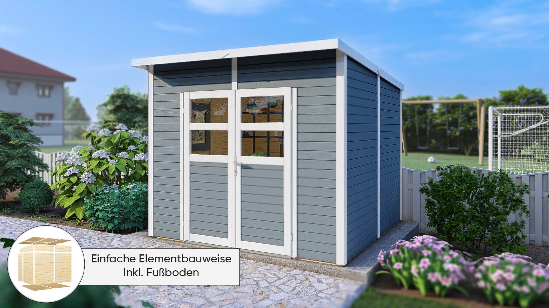 KONIFERA Gartenhaus »Felix 3«, Inklusive Fußboden