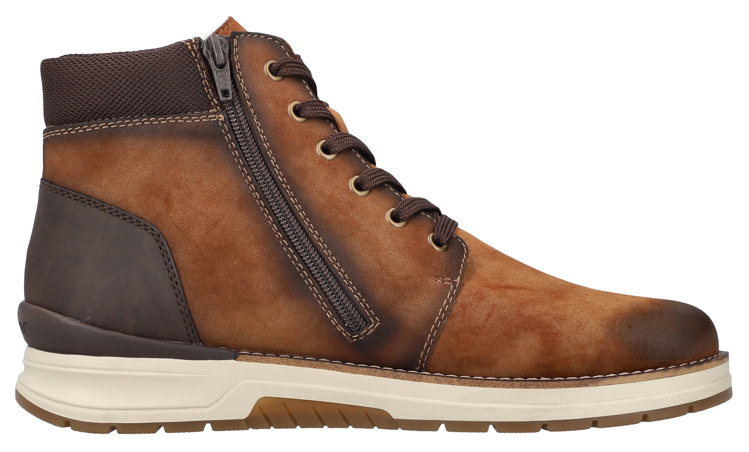 Rieker Winterboots, Schnürboots, Winterstiefelette, MemoCup-Ausstattung, Used-Optik