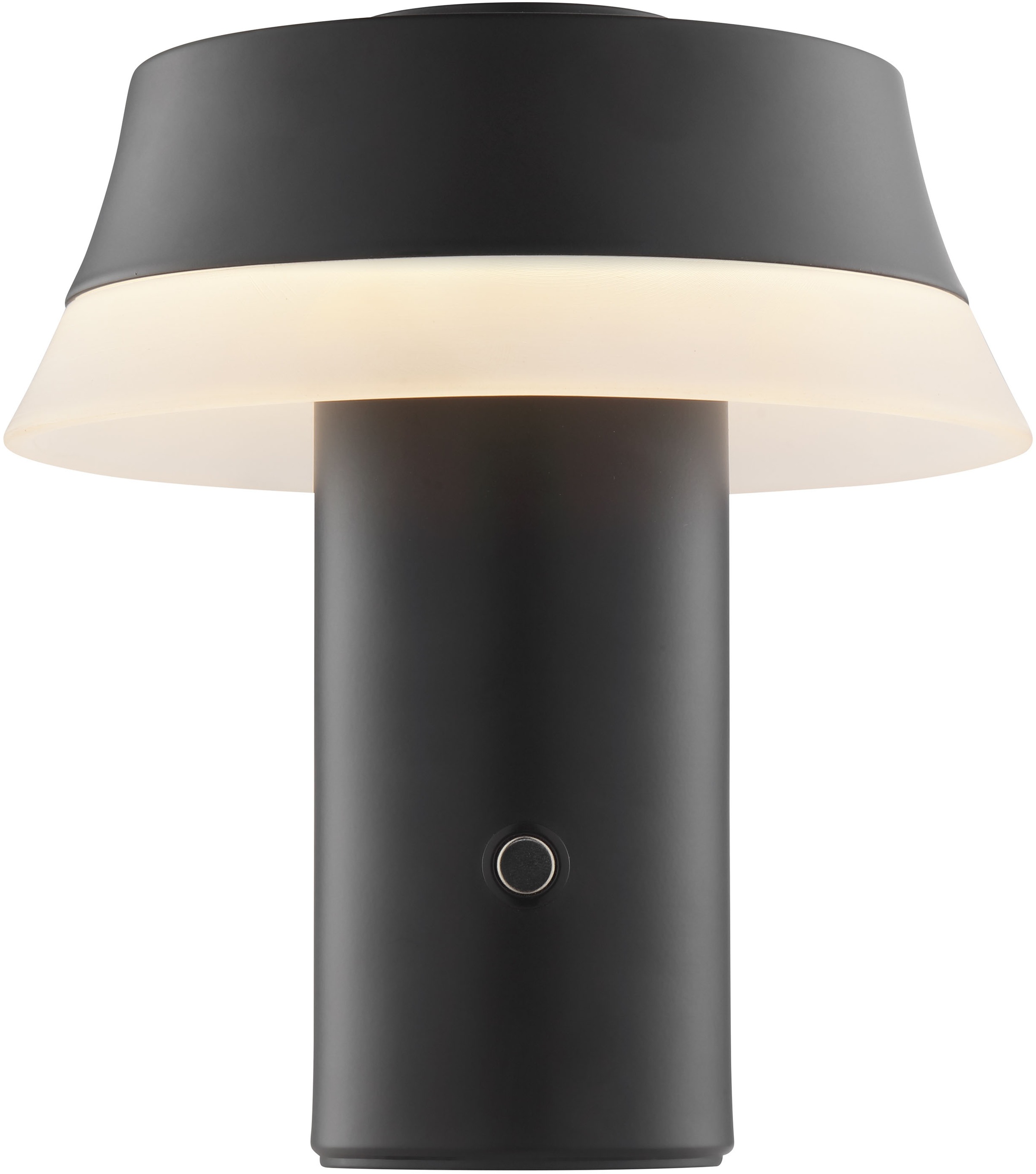 OTTO home LED Tischleuchte »Arnett« LED-Modul 1 Stk. Warmweiß akkubetrieben, 17 cm, 240 lm, per wireless charging & USB ladbar