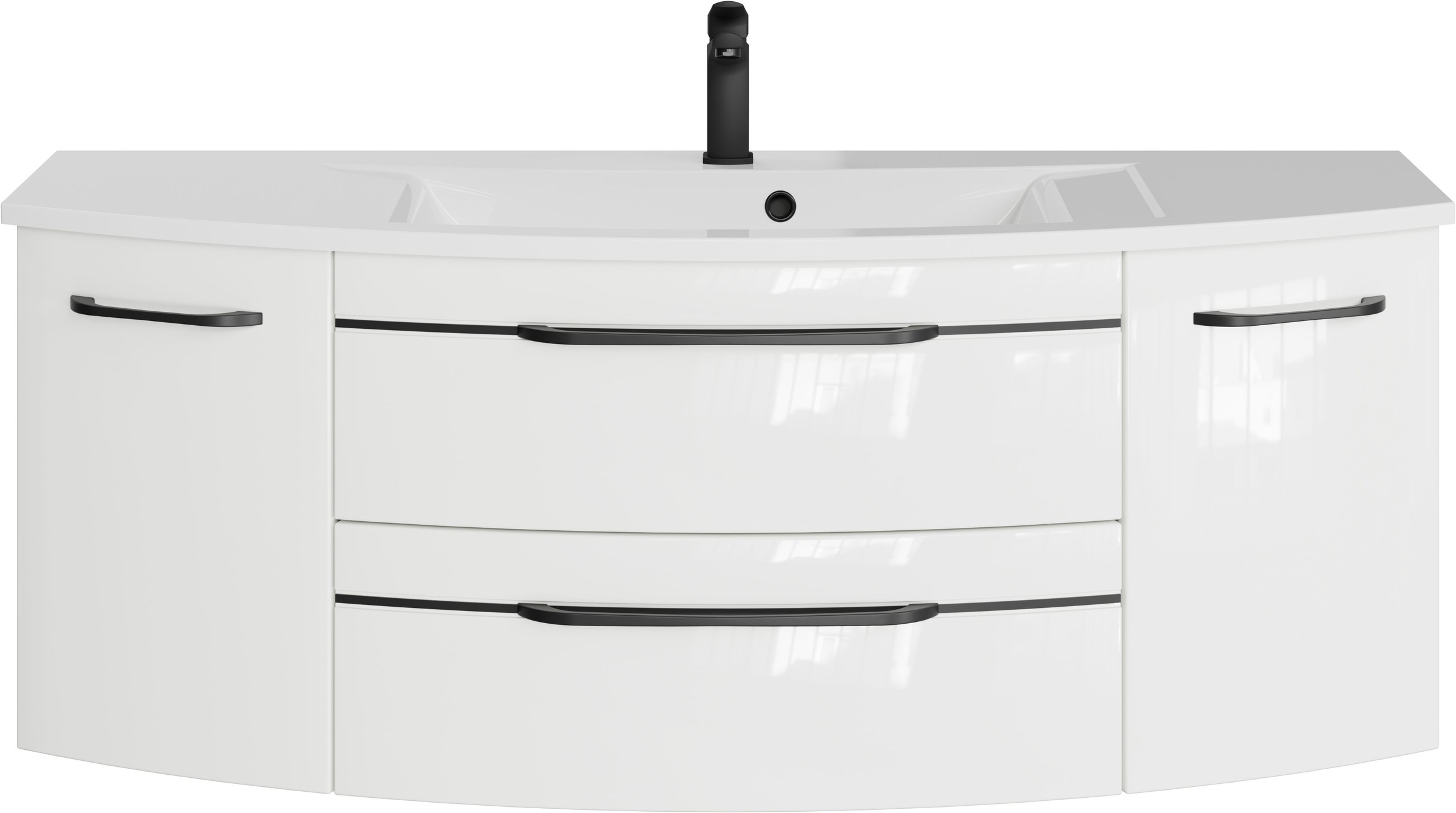 Saphir Waschtisch »Serie 7045 Mineralmarmor-Waschtisch und Unterschrank, 13 günstig online kaufen