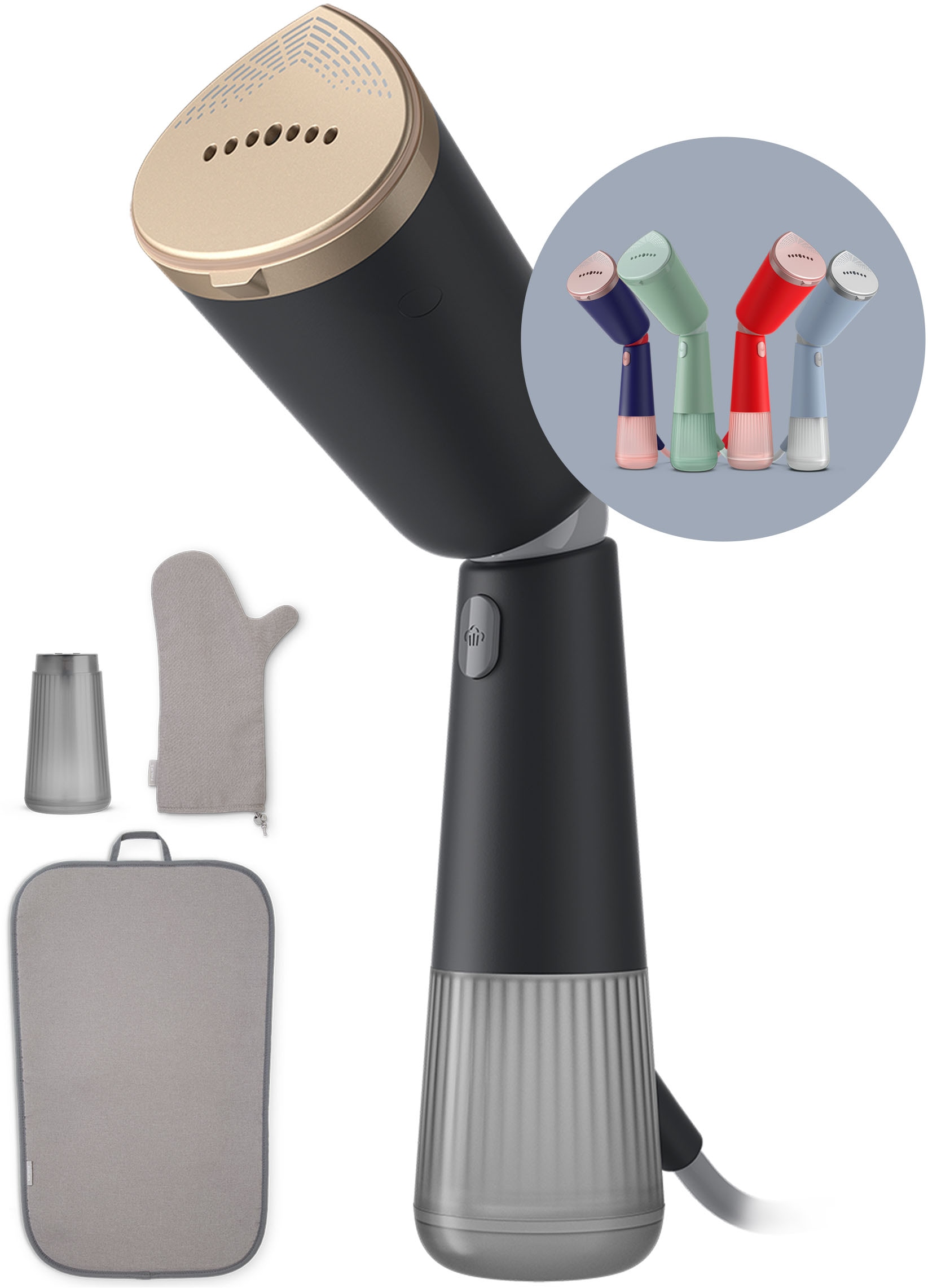 Philips Dampfbürste »STH5030 "Styler", 120 ml und 200 ml Wassertank, Metall günstig online kaufen