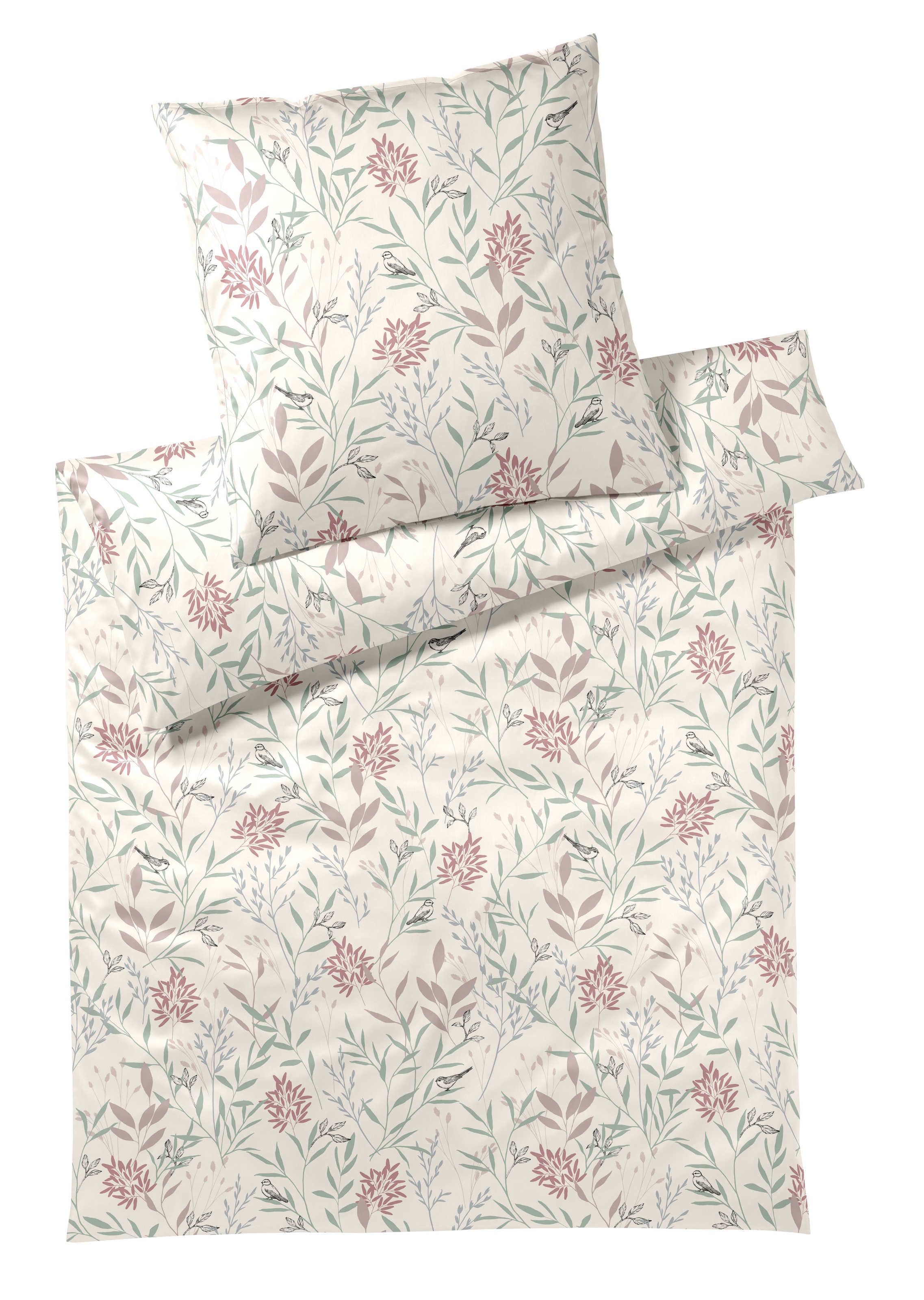 Elegante Bettwäsche »Sketch Allover« 2 Stk. tlg. angenehmes Hautgefühl günstig online kaufen