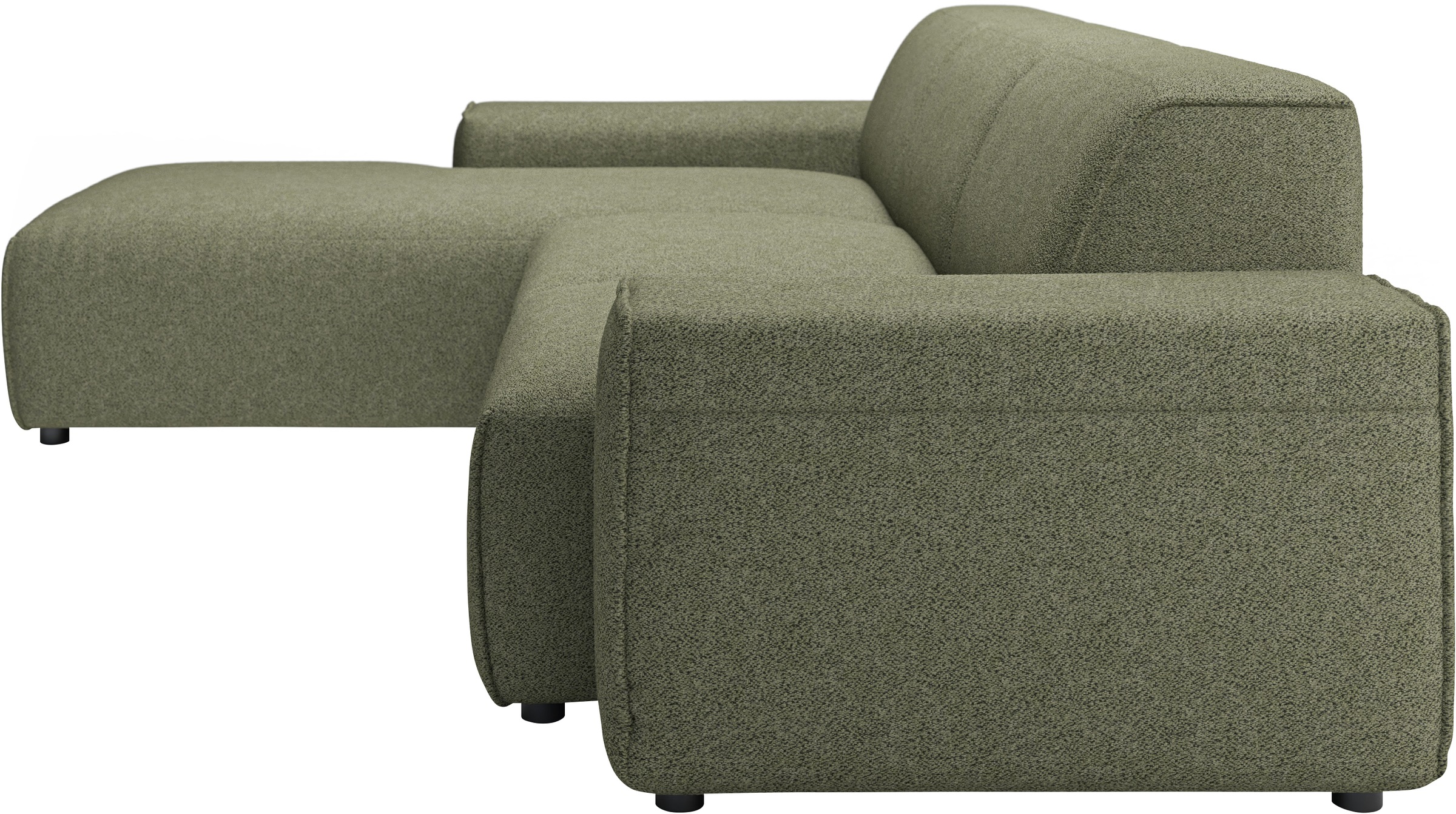 andas Ecksofa »Glimminge L-Form auch in Breitcord, Feincord + Easy care-Bezug,«, Breite 264, Zierkissen