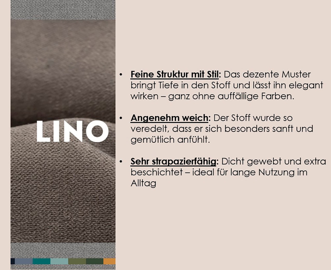 TRENDMANUFAKTUR Hocker »Wien, XXL Polsterhocker, passende Ergänzung zur Serie« in trendigem Cordstoff, großzüge Breite von 112 cm