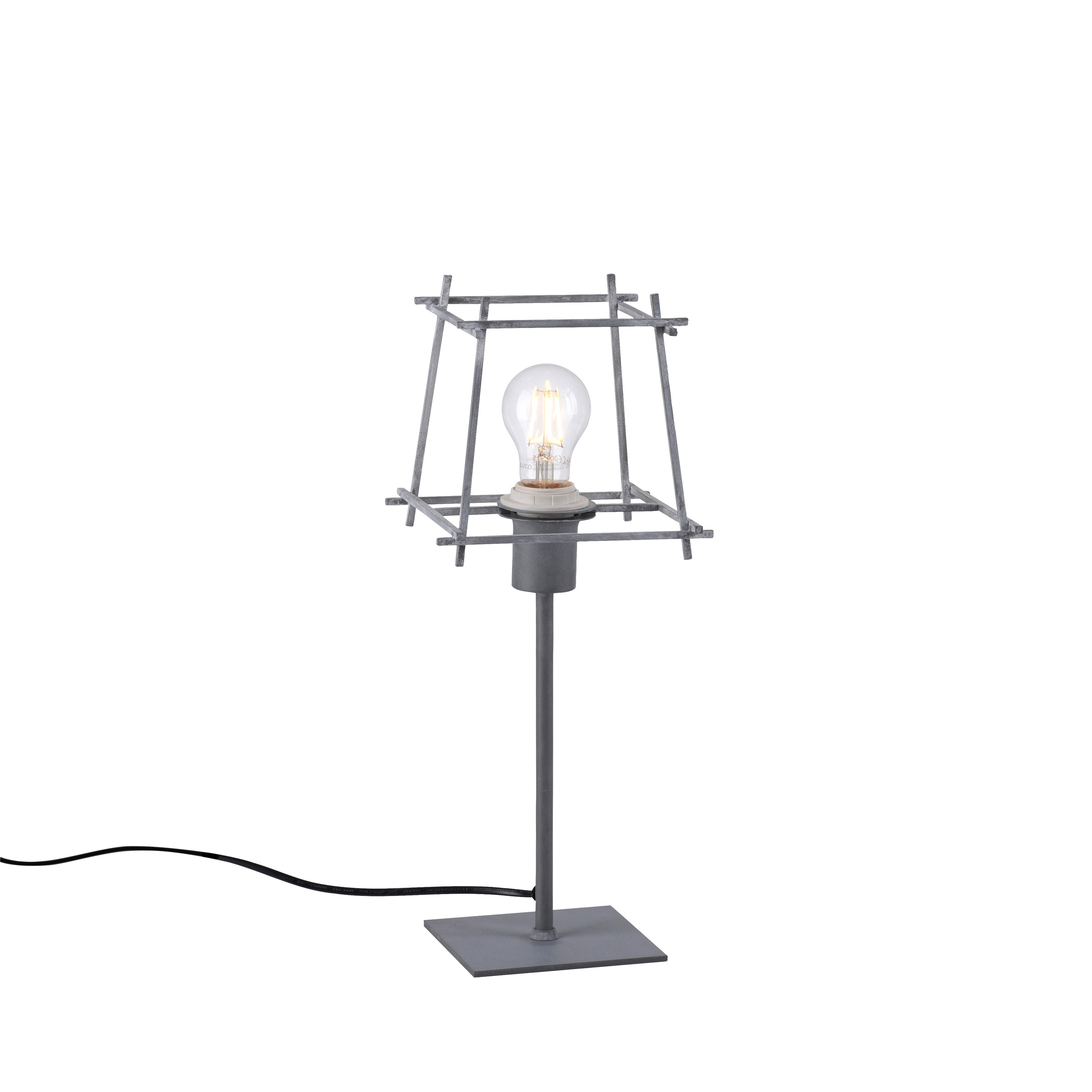 JUST LIGHT Tischleuchte »PELETTON« E27 1 Stk. ExklusiveE27, Schalter, Schnu günstig online kaufen