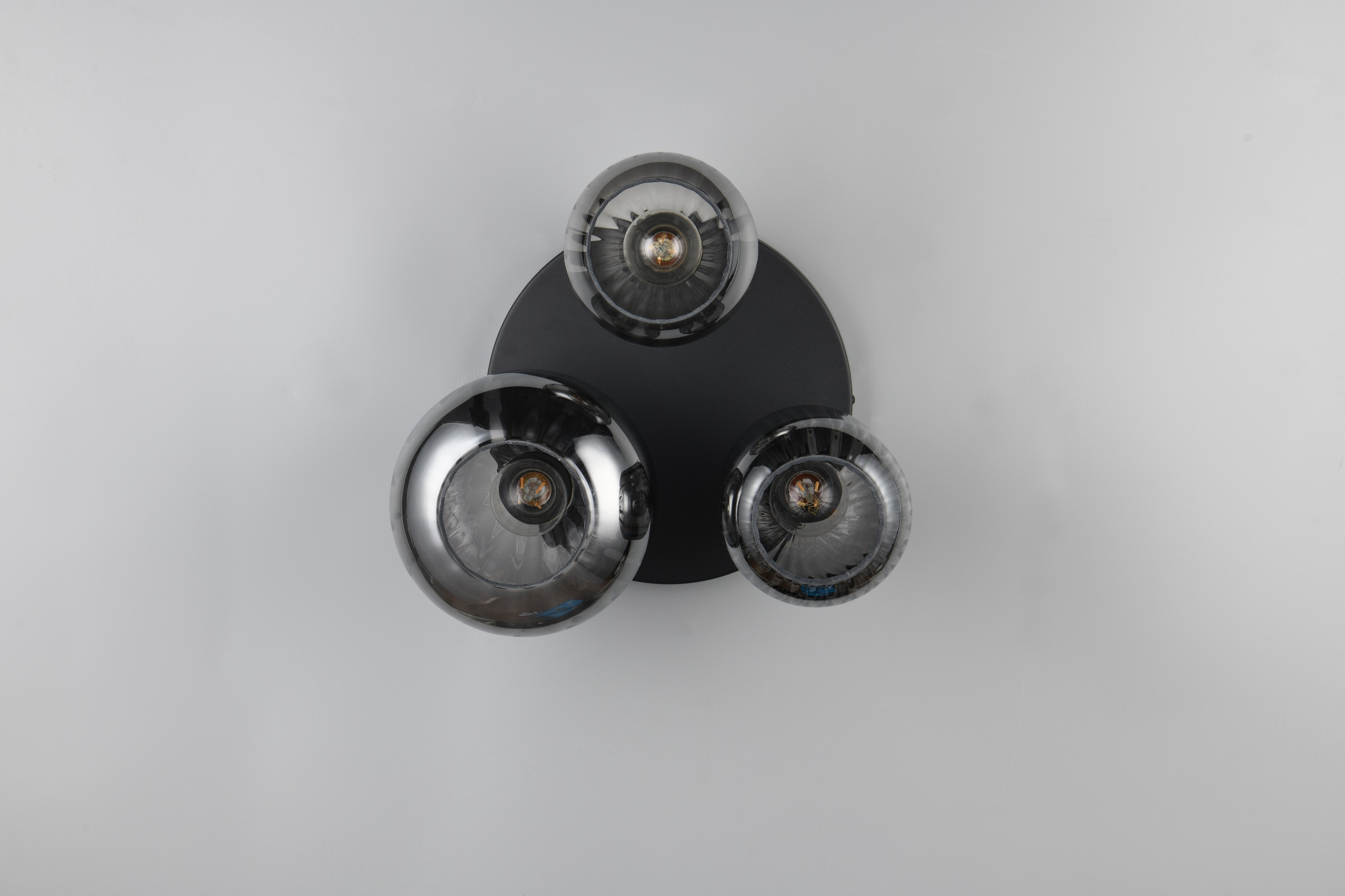 TRIO Leuchten Deckenleuchte »DIVA, E27 Deckenlampe 3-flammig mit Glasschirm, exkl 3xE27 max 10W« E27 1 Stk. warmweiß - kaltweiß Deckenlampe Ø 39cm, Glasschirme in 3 Formen, Lampe Wohnzimmer Küche