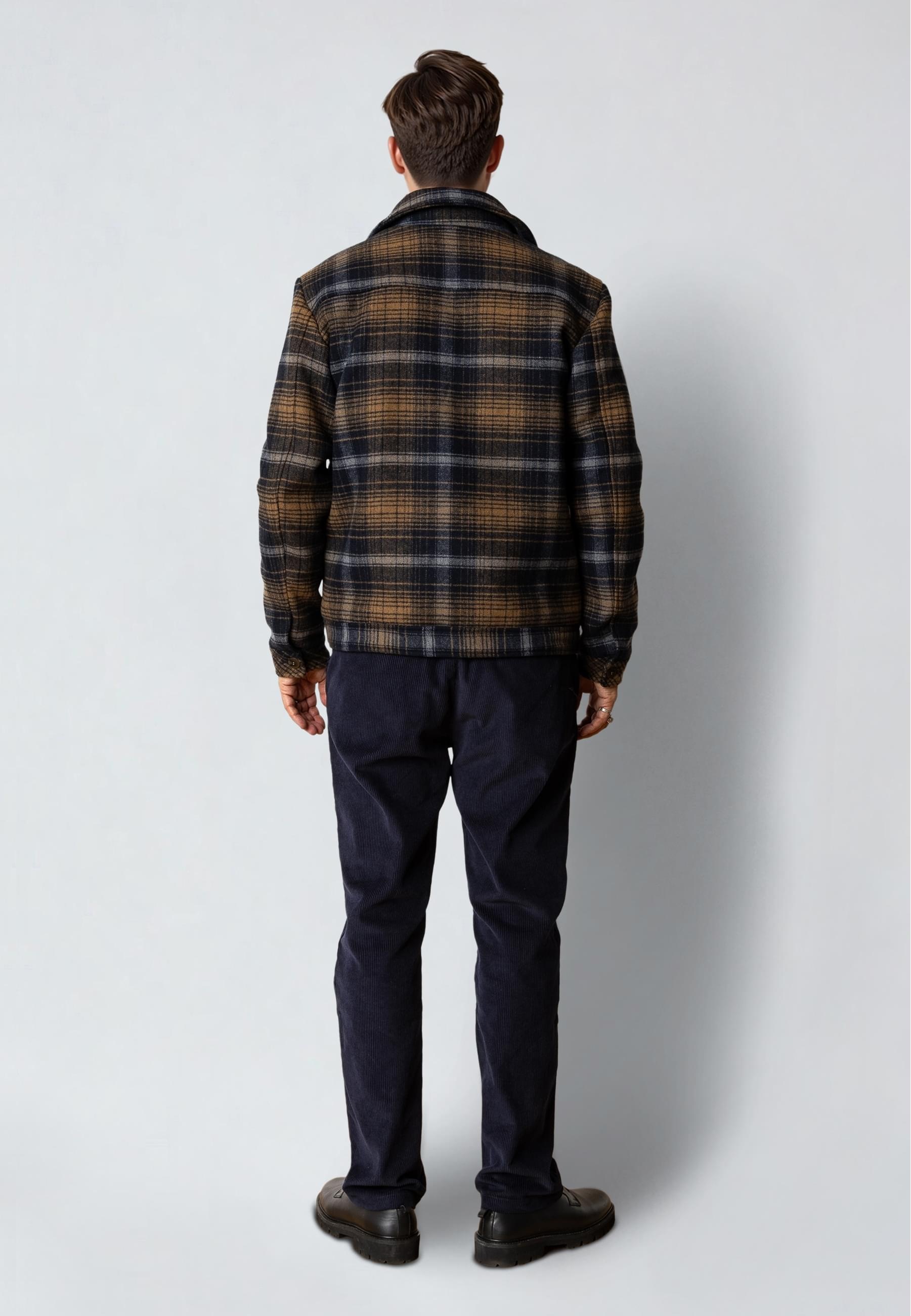 Clean Cut Copenhagen Allwetterjacke »Clean Cut Copenhagen Luke Check Wool Jacket« 1 Stk. tlg. ohne Kapuze