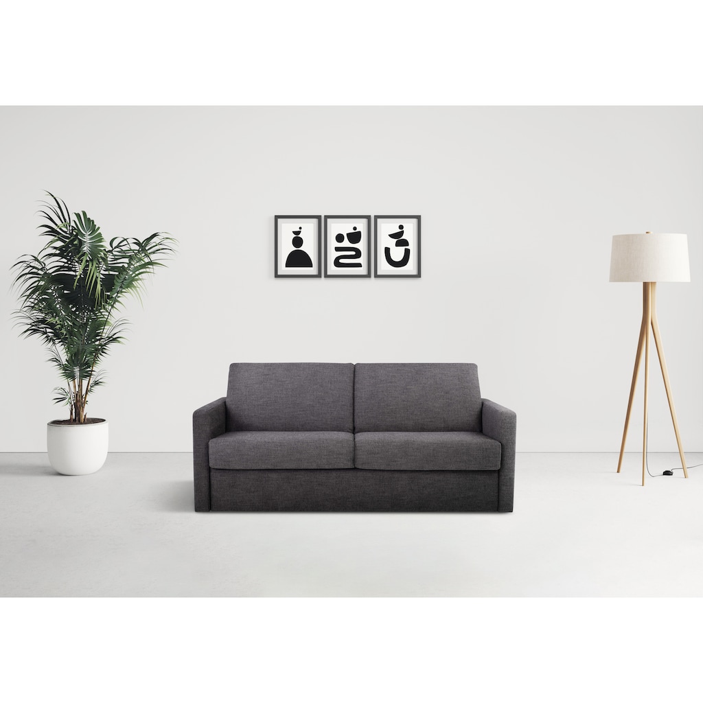 Places of Style Schlafsofa »GOLDPOINT 182cm, Dauerschläfer, Liegefläche 140/200 cm,«