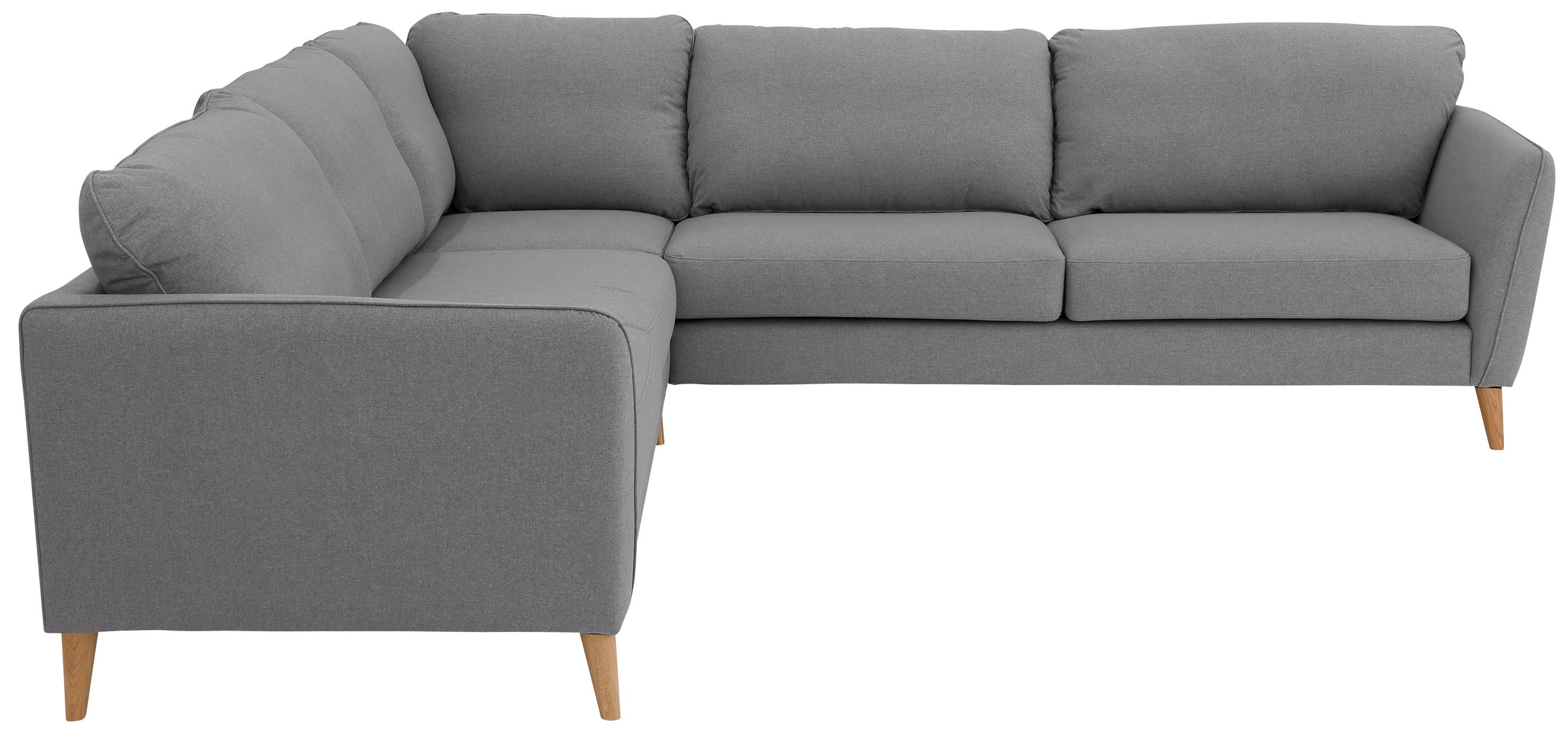 Home affaire Ecksofa »MARSEILLE 278/278 cm, L-Form, Webstoff, Flachgewebe, günstig online kaufen