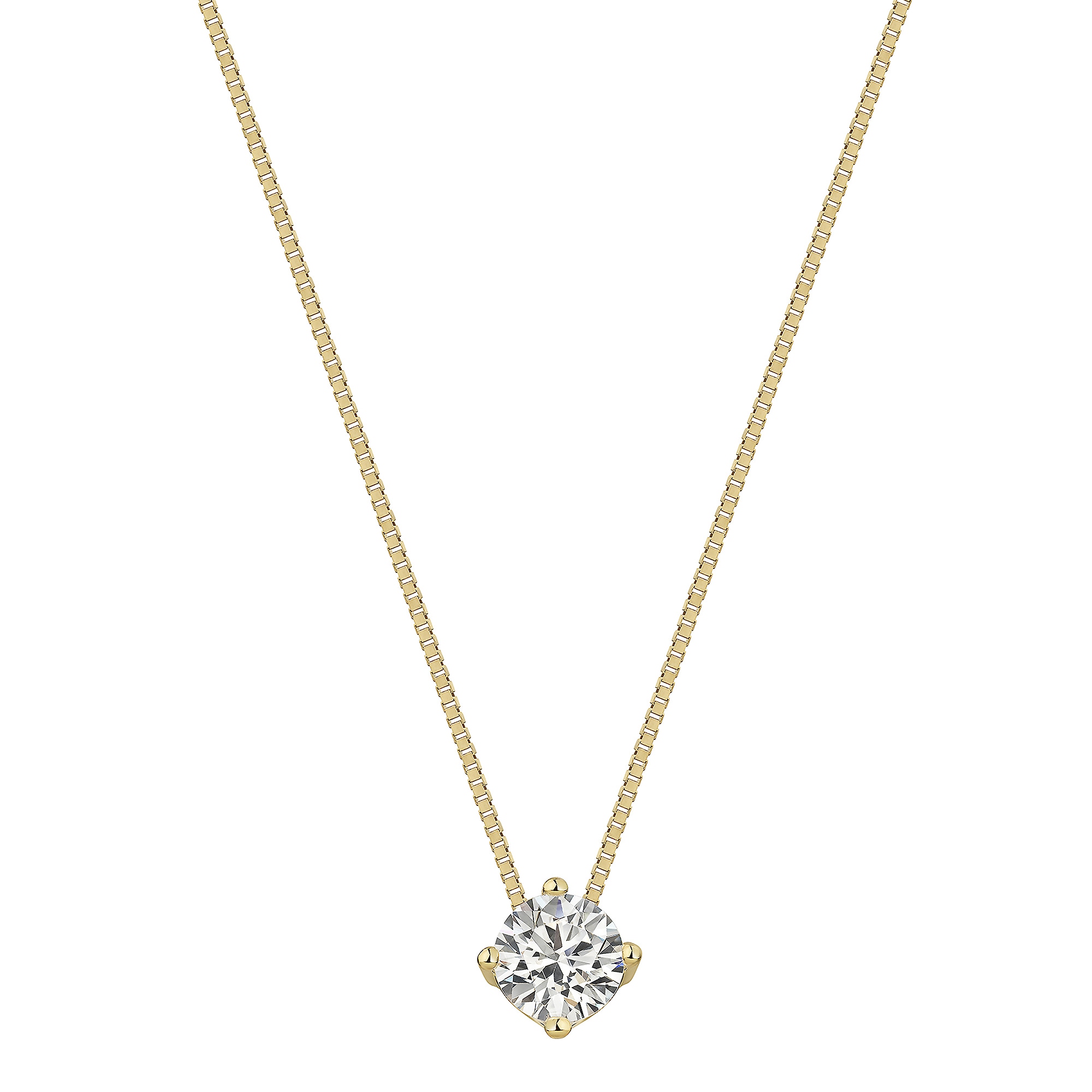 CELESTA Kette mit Anhänger »375/- Gelbgold Zirkonia«