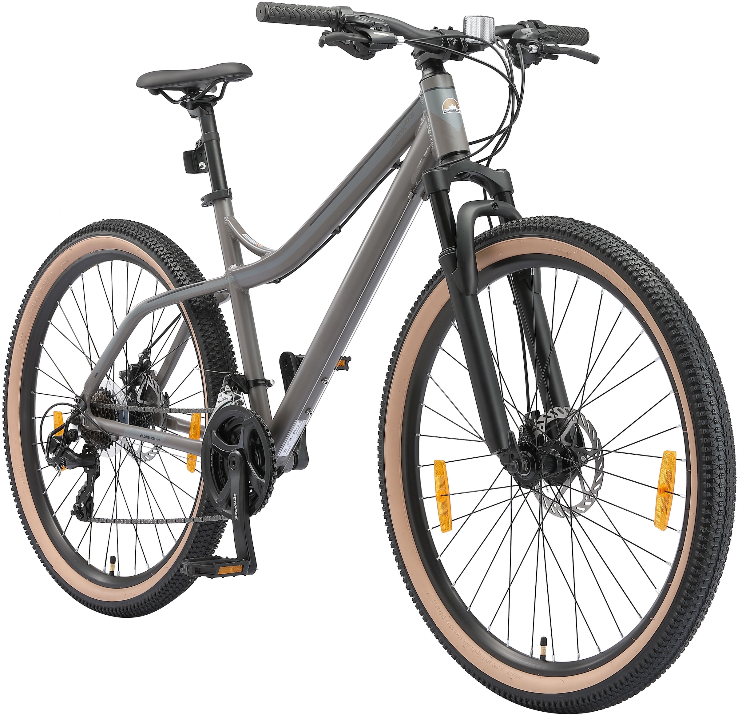 Bikestar Mountainbike 21 Gang Shimano RD-TY300 Schaltwerk Kettenschaltung für Damen und Herren, Kettenschaltung