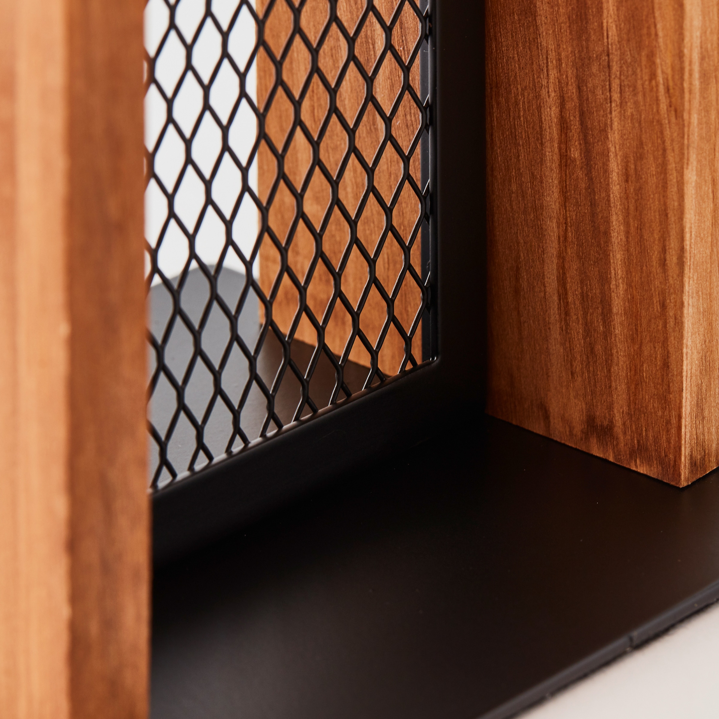 Brilliant Tischleuchte »Calandra« E27 1 Stk. 24 x 12 x 12 cm, E27, Metall/Holz, schwarz/holz