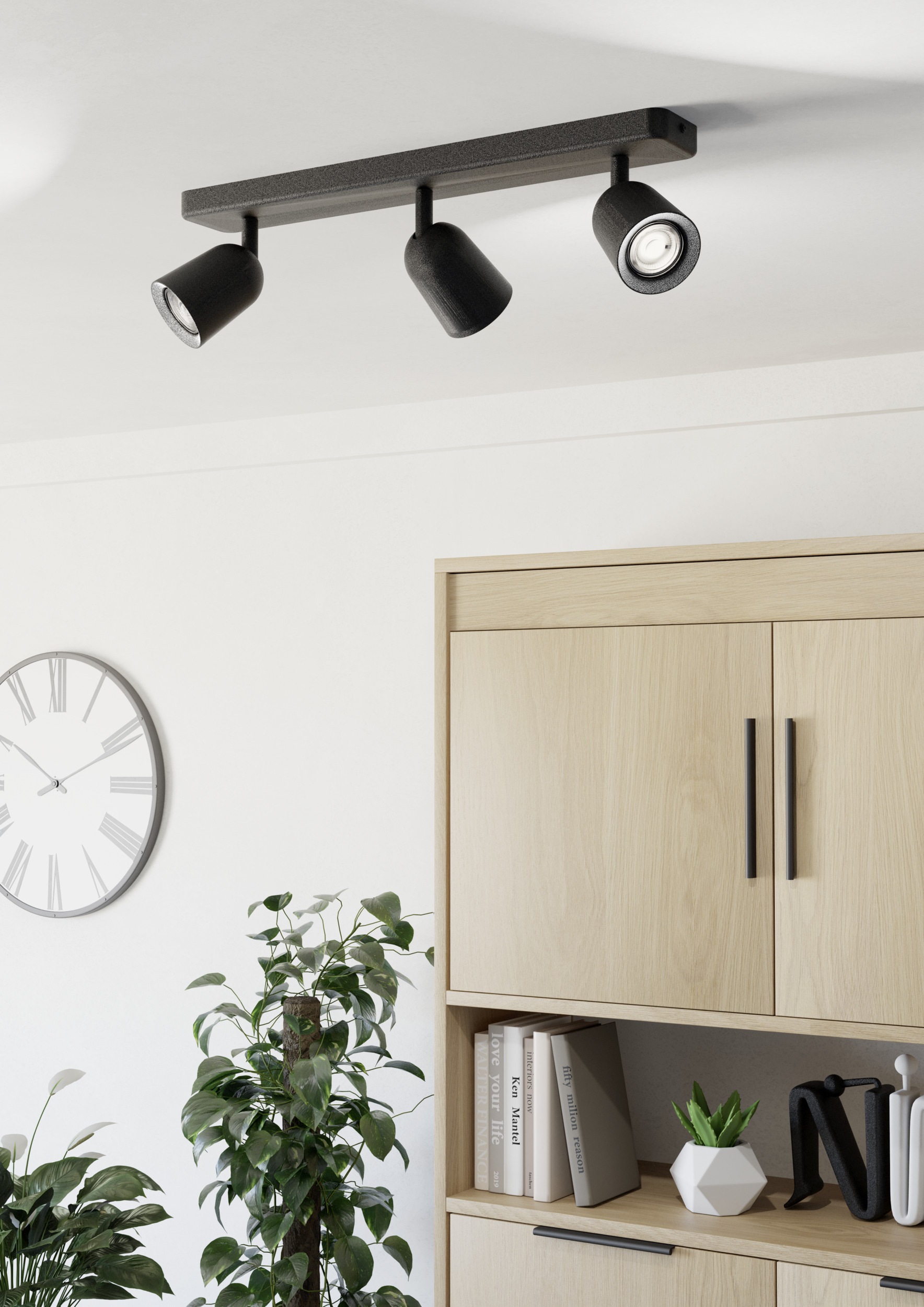 EGLO Deckenleuchte »CAMALDOLI Spotlampe - Stahl - GU10 - 3X10W - IP20« GU10 günstig online kaufen