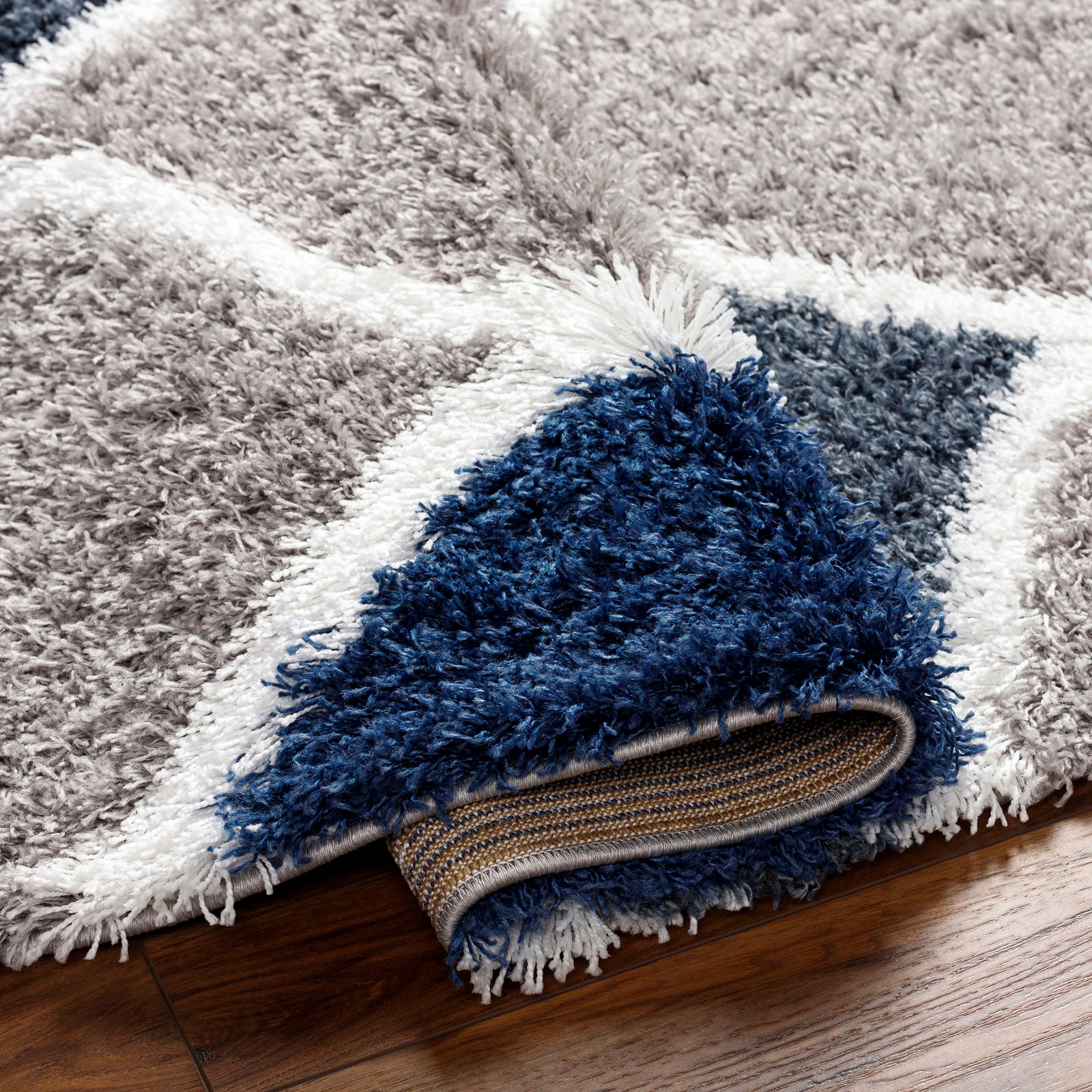 Livabliss Hochflor-Teppich »SMOLENSK«, rechteckig, 52 mm Höhe, Flauschig, Langflor, Weich, Boho Wohnzimmerteppich, Grau