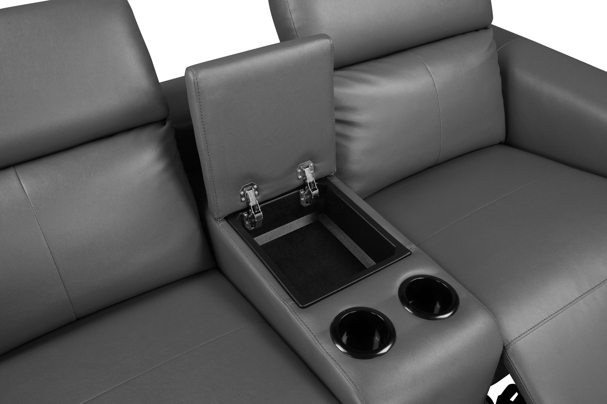 Places of Style 2-Sitzer »Lund, 2er-Kinosofa, TV-Sessel, Multimedia-Sofa, USB-A,«, m. elektrischer o. manueller Relaxfunktion, Getränkehalter u. Staufach