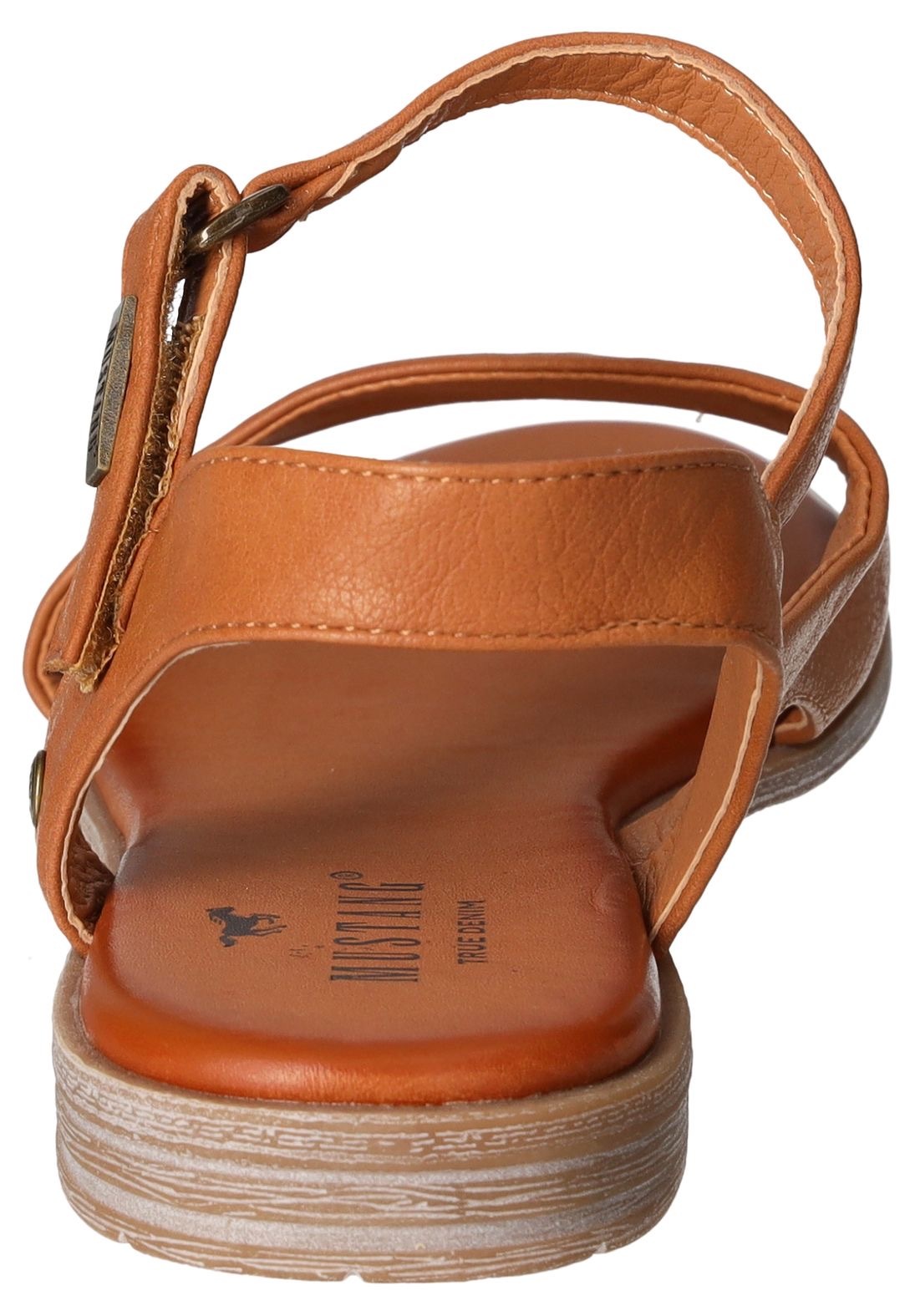 Mustang Shoes Sandale  , Sommerschuh, Sandalette, Riemchensandale in asymmetrischer Form