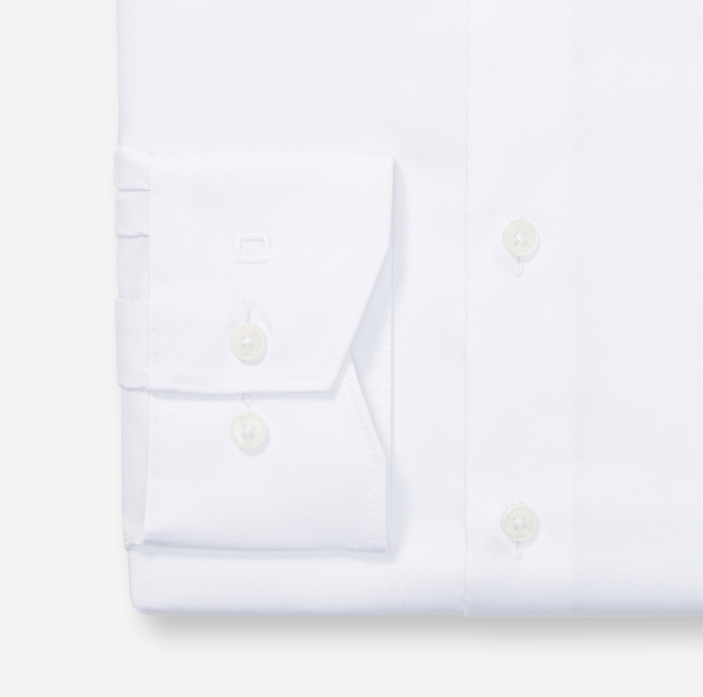 OLYMP Langarmhemd »Luxor modern fit«, unifarben, Global-Kentkragen, Businesshemd, modern fit