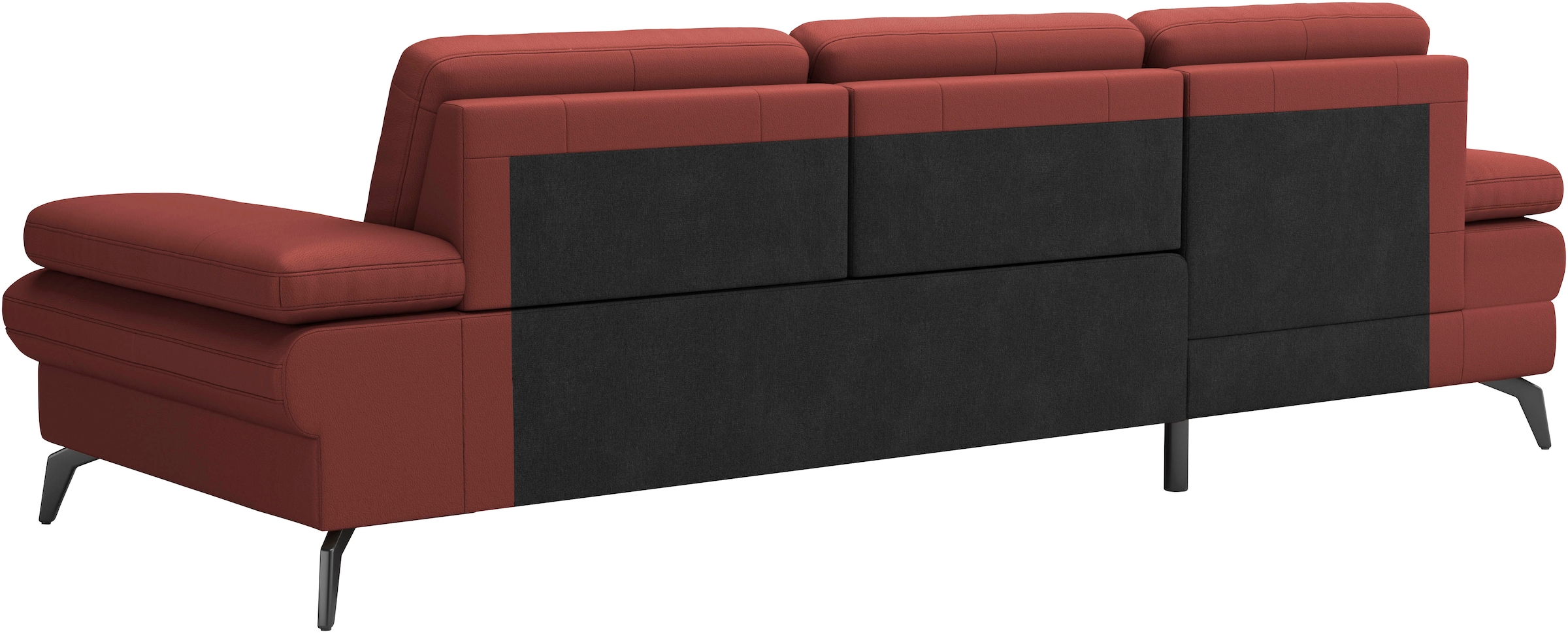 sit&more Ecksofa »Morris L-Form, inkl. Sitztiefenverstellung«, wahlweise mit Armteilverstellung, Bettfunktion & Bettkasten