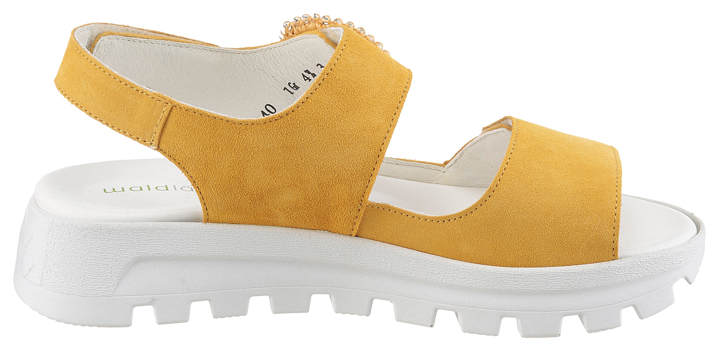 Waldläufer Plateausandale »H-NELE«  Sommerschuh, Sandalette, Klettschuh in Komfortweite H (= sehr weit)