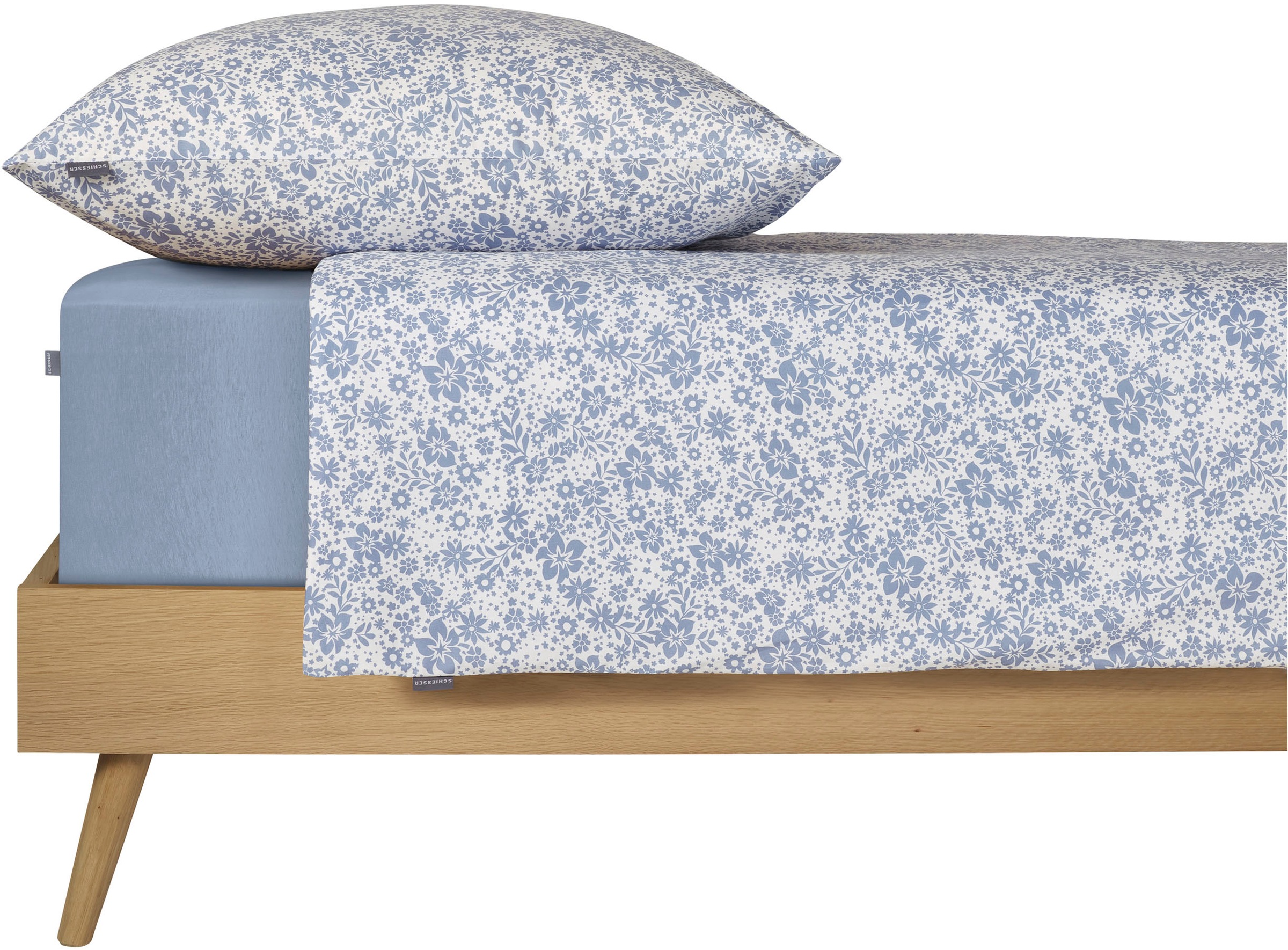 Schiesser Bettwäsche »Melvin aus weicher Baumwolle mit Karos« 2 Stk. tlg. M günstig online kaufen