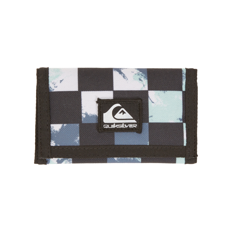 QUIKSILVER Brieftasche »The Everydaily« Bering Sea Check Tie Dye 233 M M Material: Stoff aus recyceltem Polyester