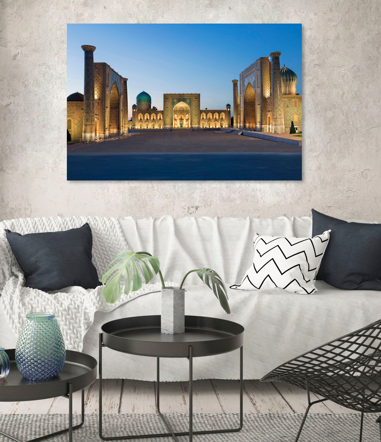 queence Acrylglasbild »Palast«, Elemente der Architektur-Gebäude-Religion-S günstig online kaufen
