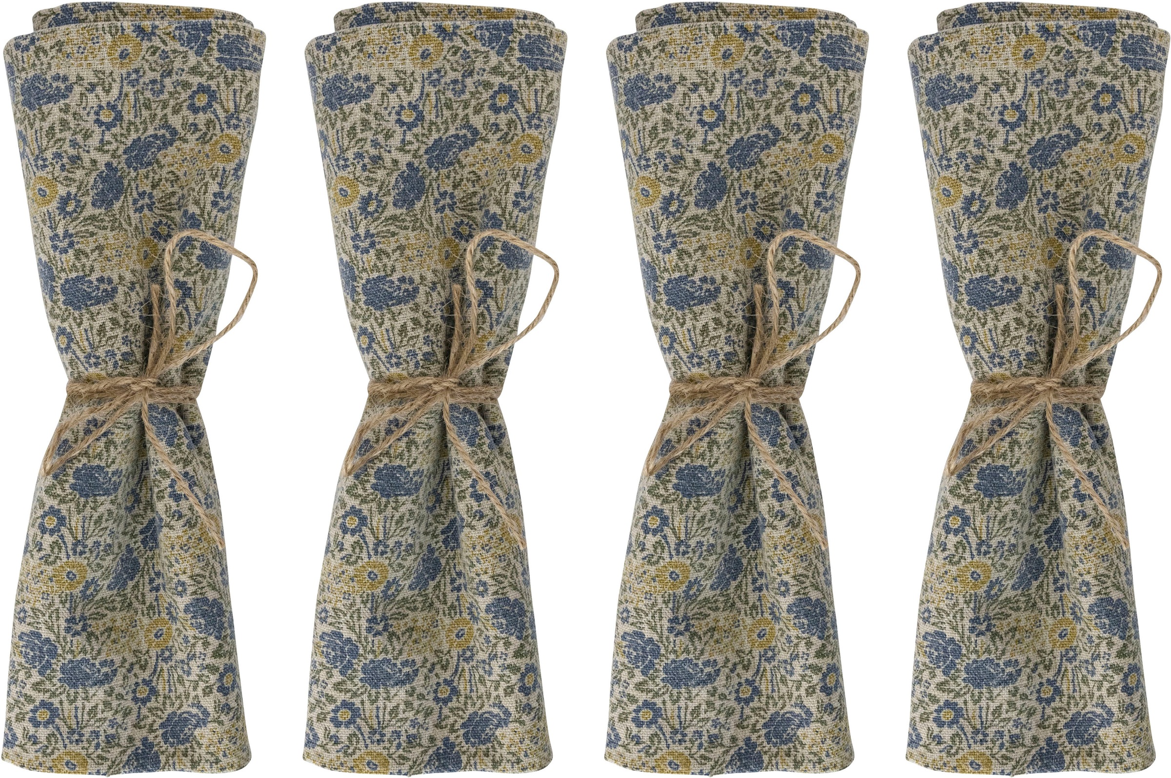 LAURA ASHLEY Stoffserviette »Daniela, mit Blumenmotiv«, (Set, 4 St.), 45x45 cm