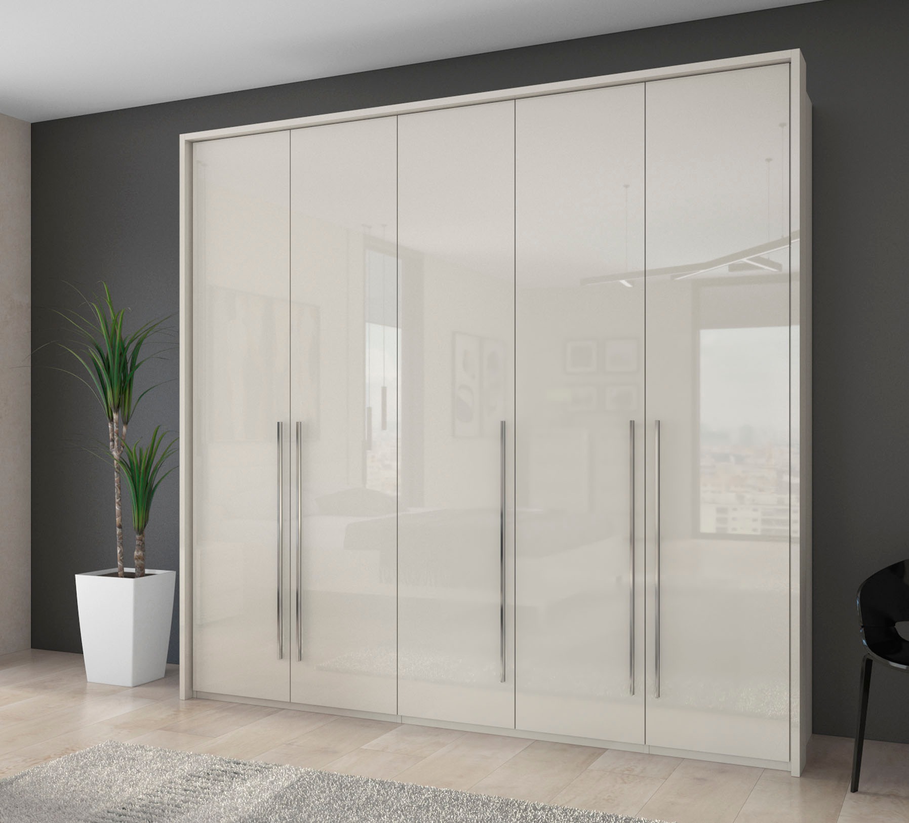 OTTO home Kleiderschrank "Piano, inklusive Rahmen und Beleuchtung, soft-clo günstig online kaufen