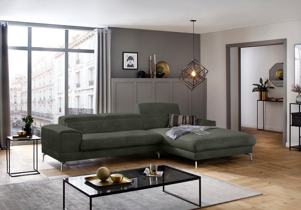 W.SCHILLIG Ecksofa »piedroo, Designsofa mit tollem Sitzkomfort, bequem und günstig online kaufen