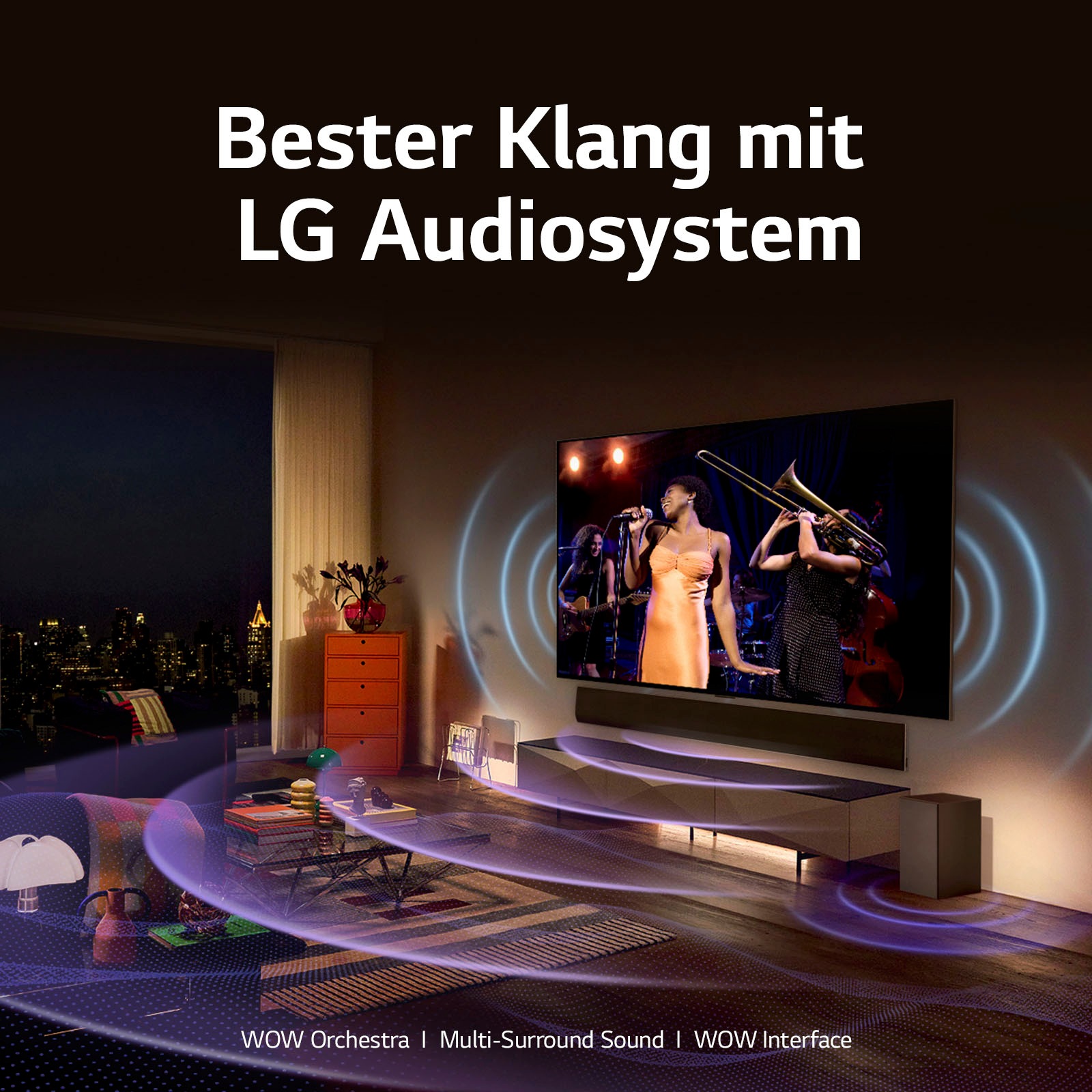 LG OLED-Fernseher »OLED42C37LA«, 4K Ultra HD, Smart-TV, OLED evo, bis zu 120 Hz, α9 Gen6 4K AI-Prozessor, Twin Triple Tuner