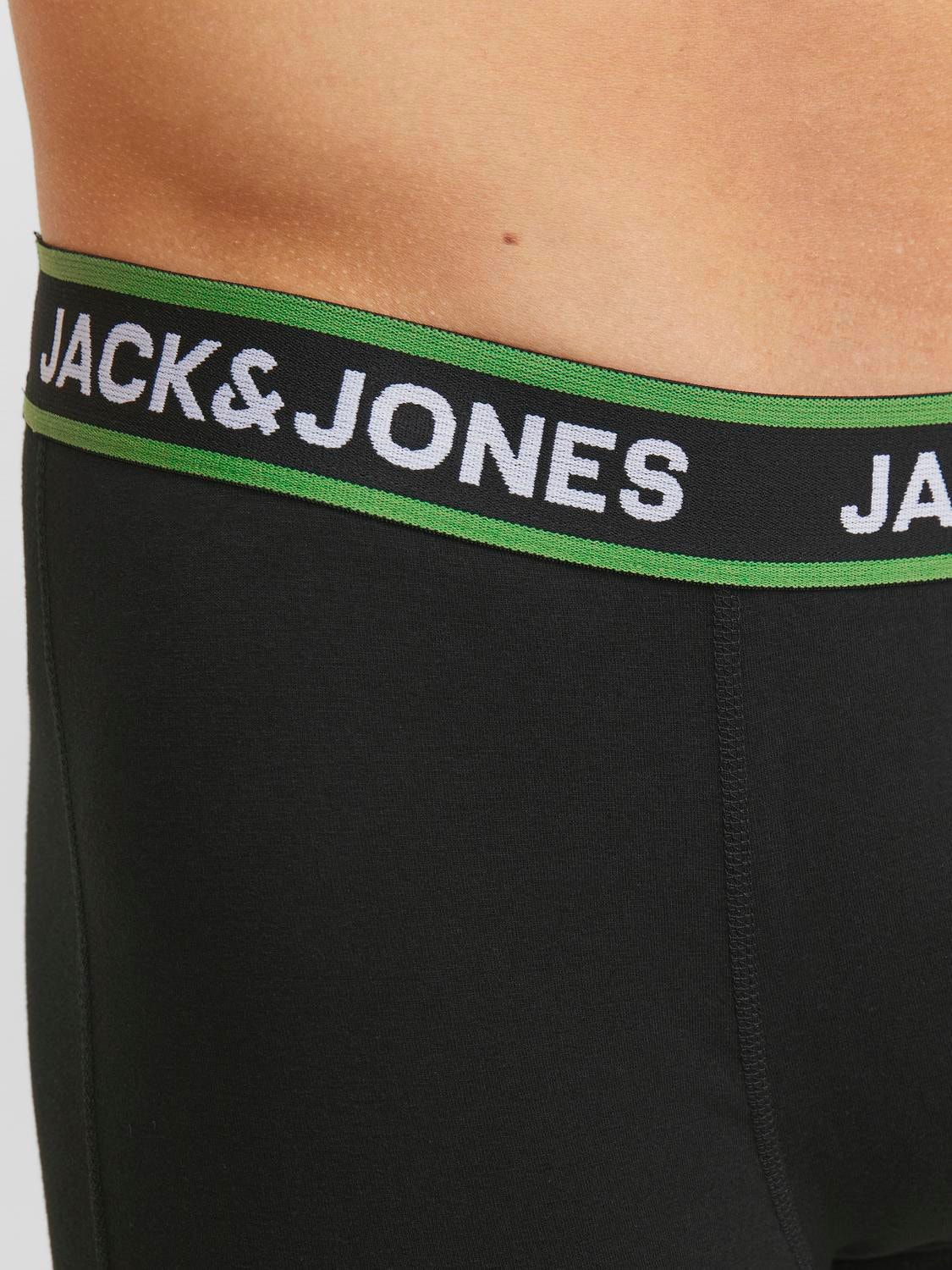 Jack & Jones Boxershorts »JACLIME SOLID BOXER BRIEFS 5 PACK«