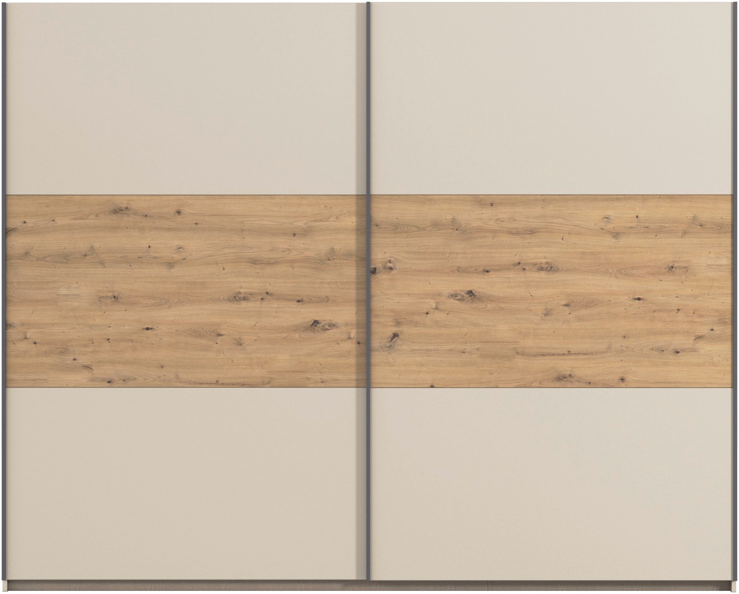 rauch Schwebetürenschrank »Kleiderschrank Schrank Garderobe Schlafzimmerschrank SAJO«, in 2 Breiten (218, 261 cm) optional mit Spiegel MADE IN GERMANY