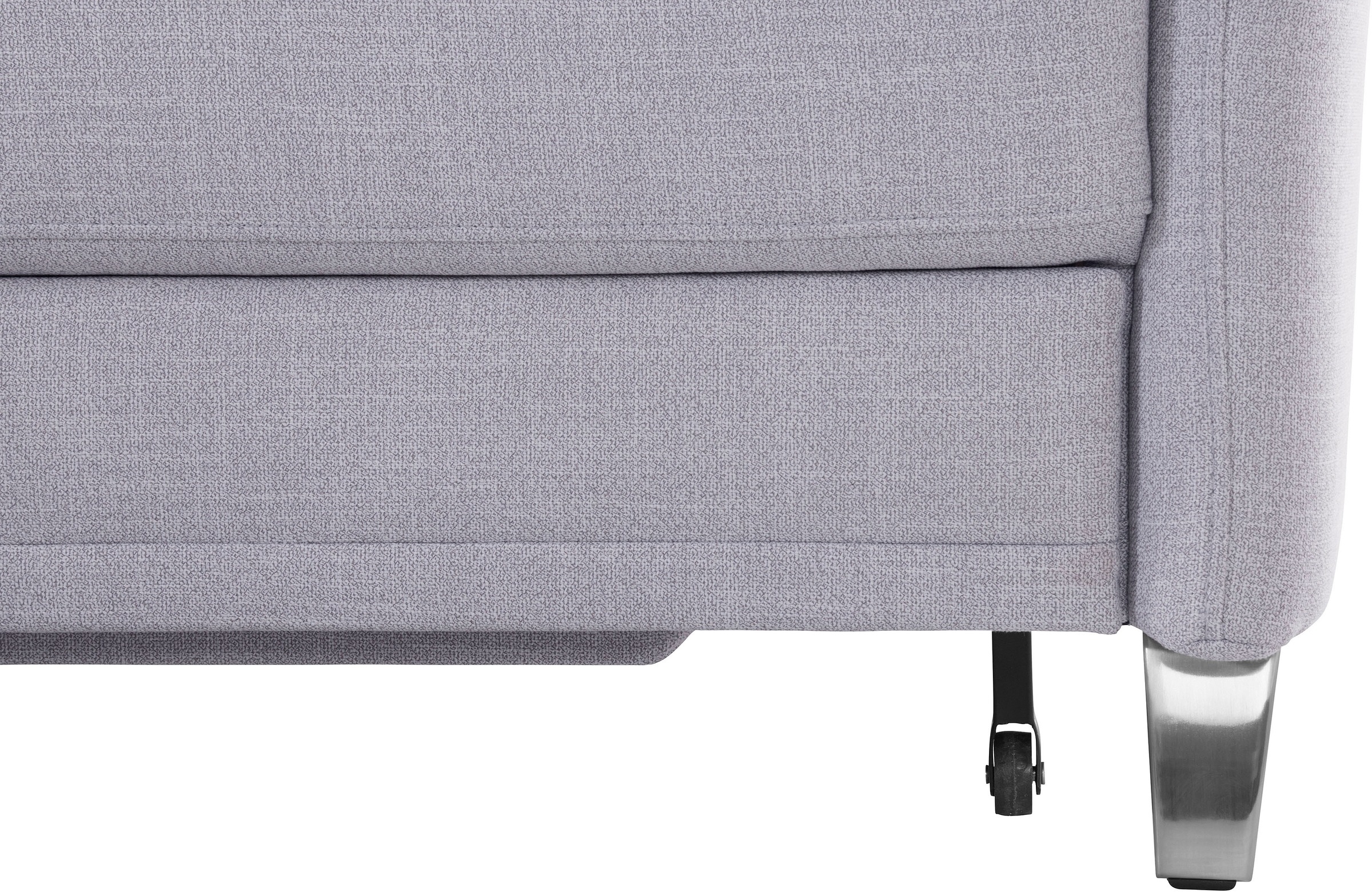 sit&more Ecksofa »Clio L-Form«, wahlweise mit Bettfunktion und Bettkasten, inklusive Federkern